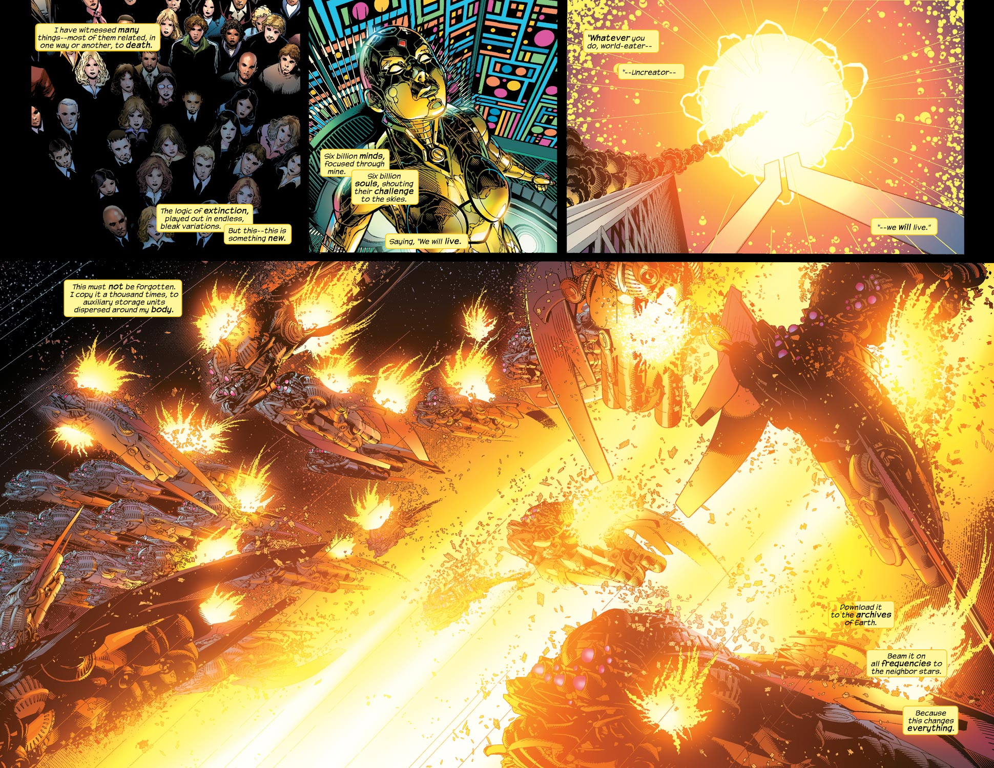 Read online Ultimate Vision comic -  Issue #1 - 4