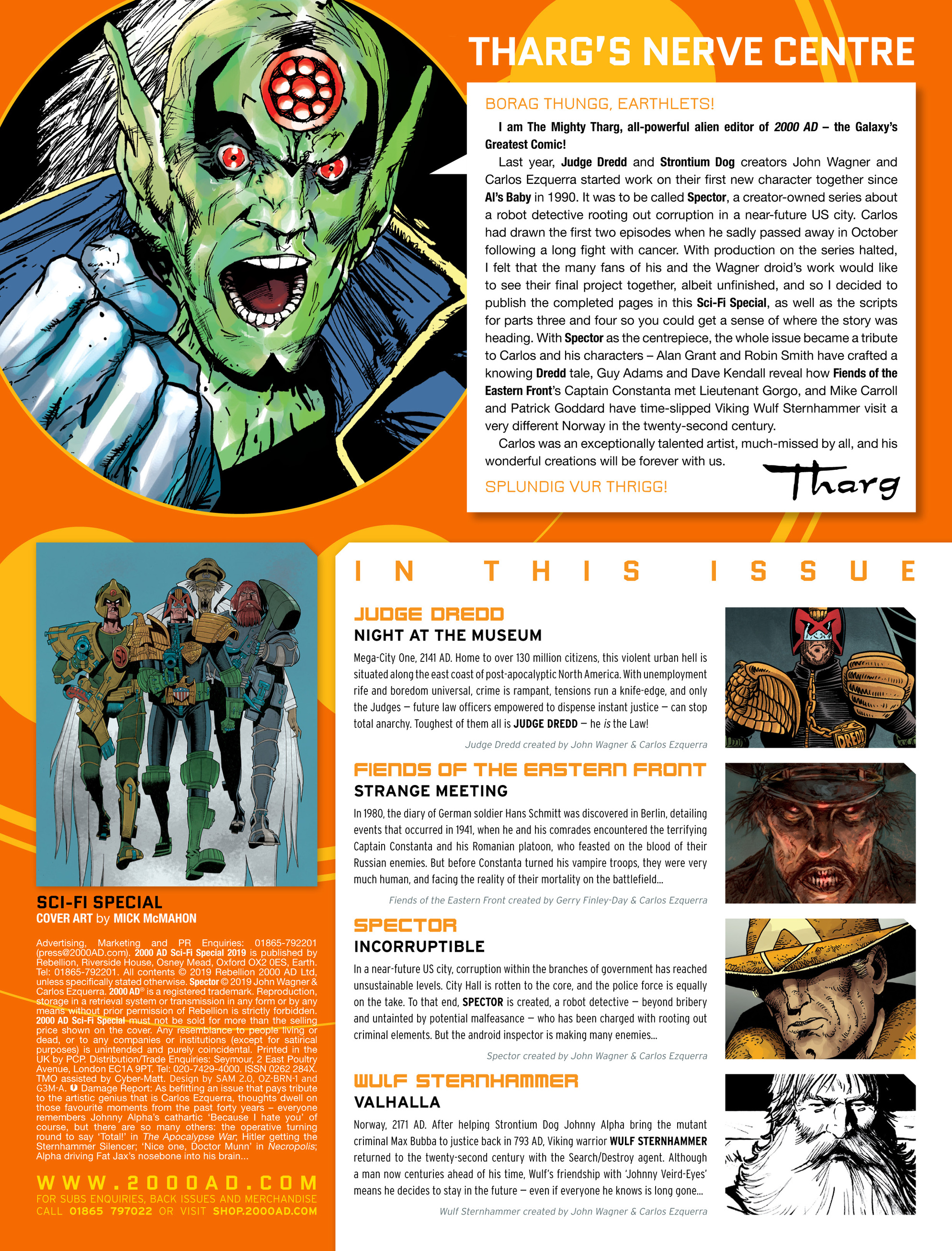 Read online 2000 AD comic -  Issue # _Sci-Fi Special 2019 - 2