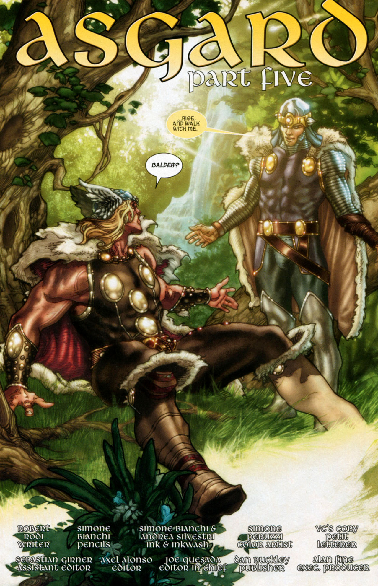 Read online Thor: For Asgard comic -  Issue #5 - 5