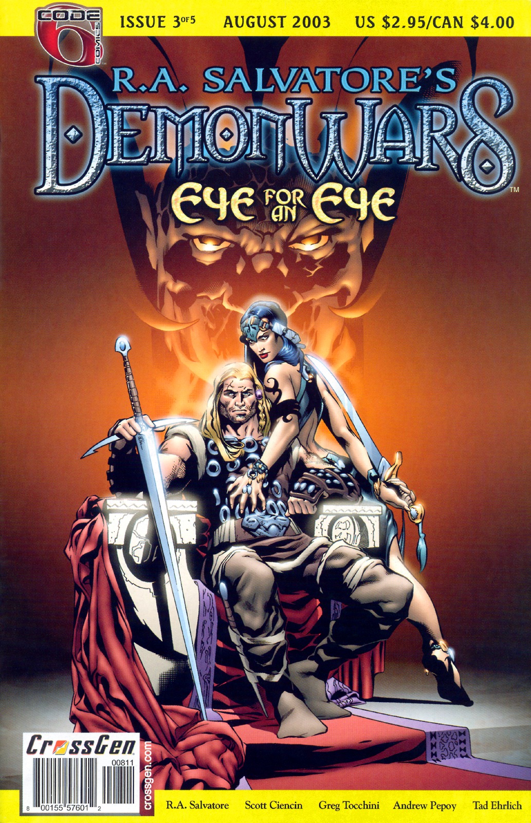 Read online R.A. Salvatore's DemonWars: Eye for an Eye comic -  Issue #3 - 1