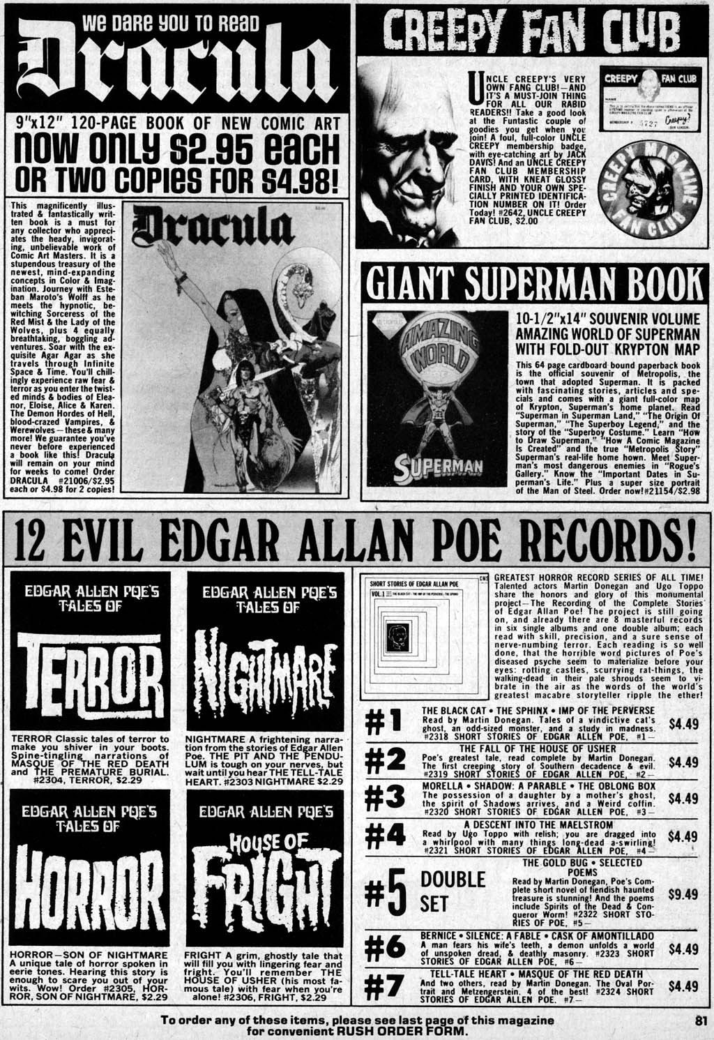 Read online Creepy (1964) comic -  Issue #77 - 80