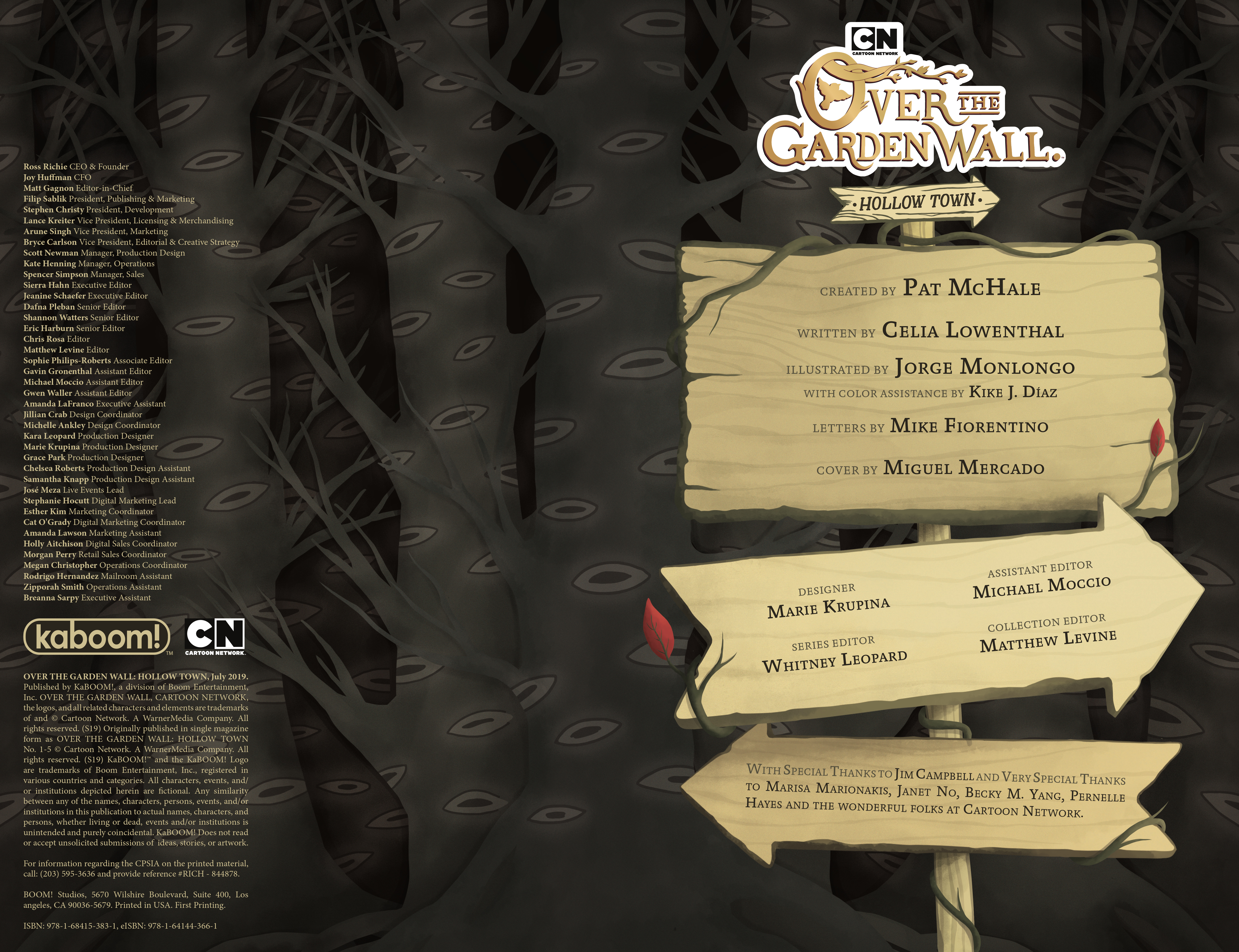 Read online Over the Garden Wall: Hollow Town comic -  Issue # TPB - 3