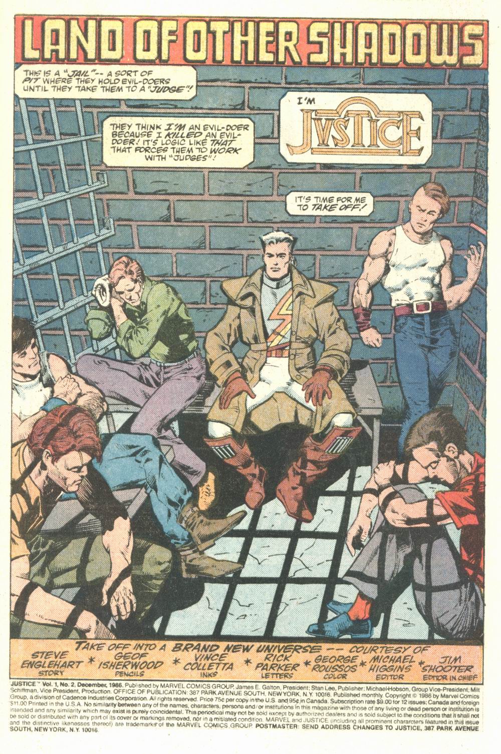 Read online Justice (1986) comic -  Issue #2 - 2