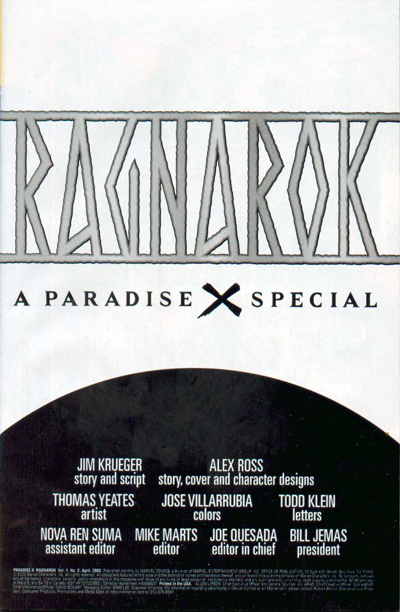Read online Paradise X: Ragnarok comic -  Issue #2 - 2