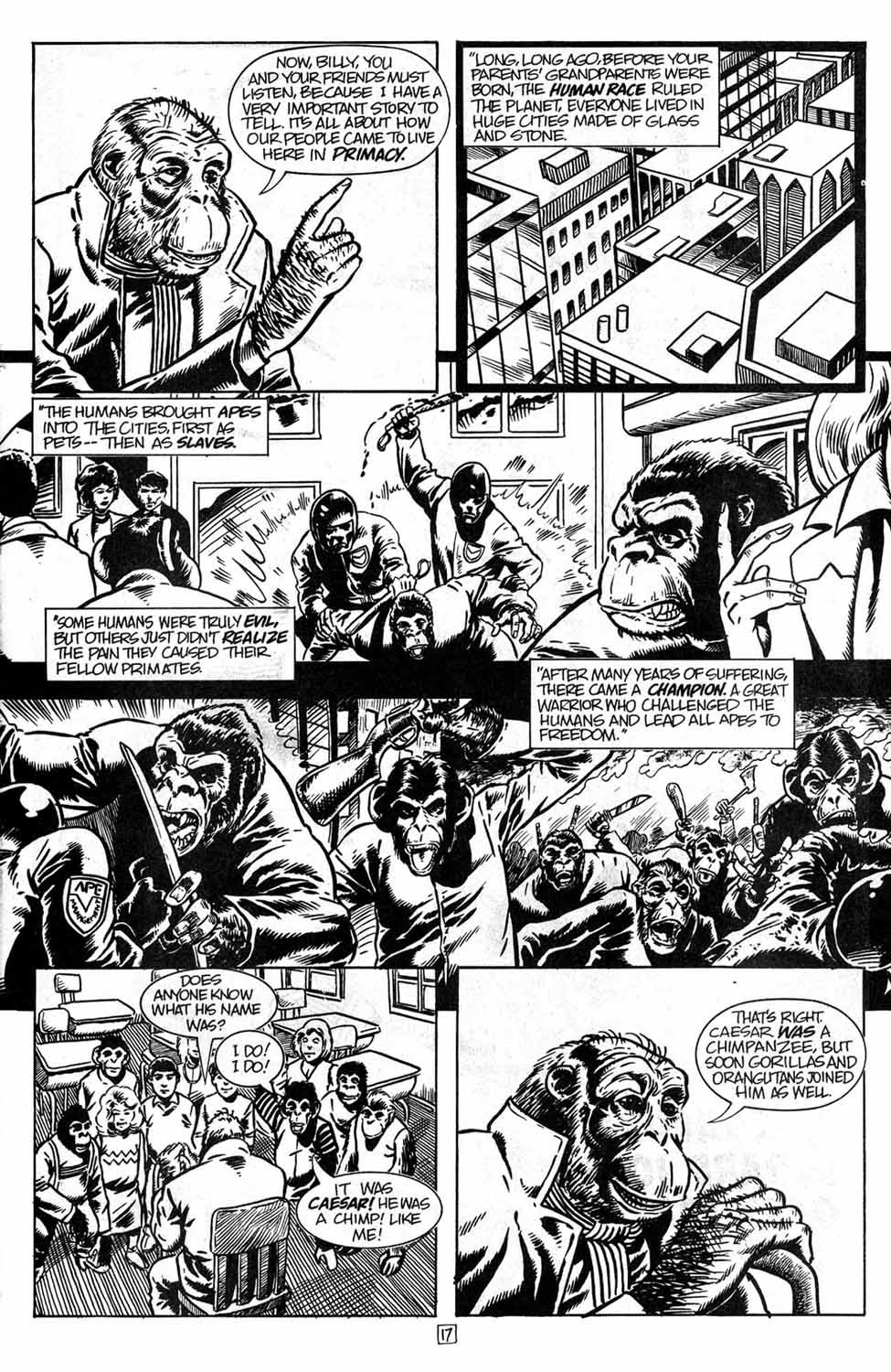 Read online Planet of the Apes: The Forbidden Zone comic -  Issue #1 - 19