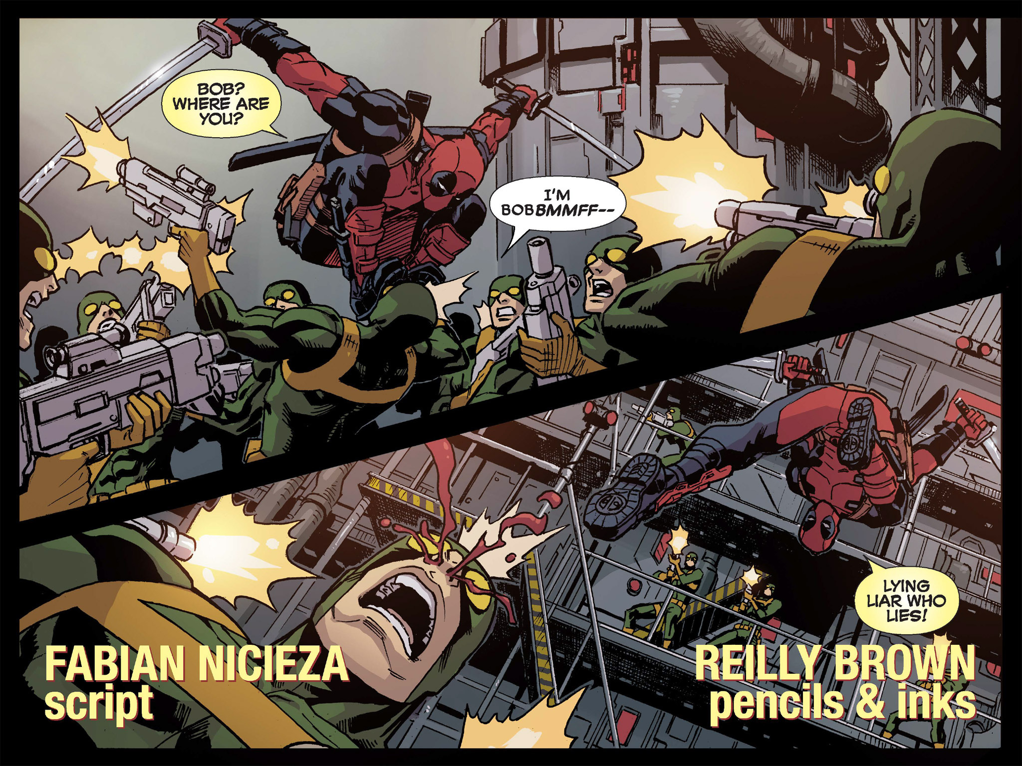 Read online Deadpool & Cable: Split Second Infinite Comic comic -  Issue #1 - 9