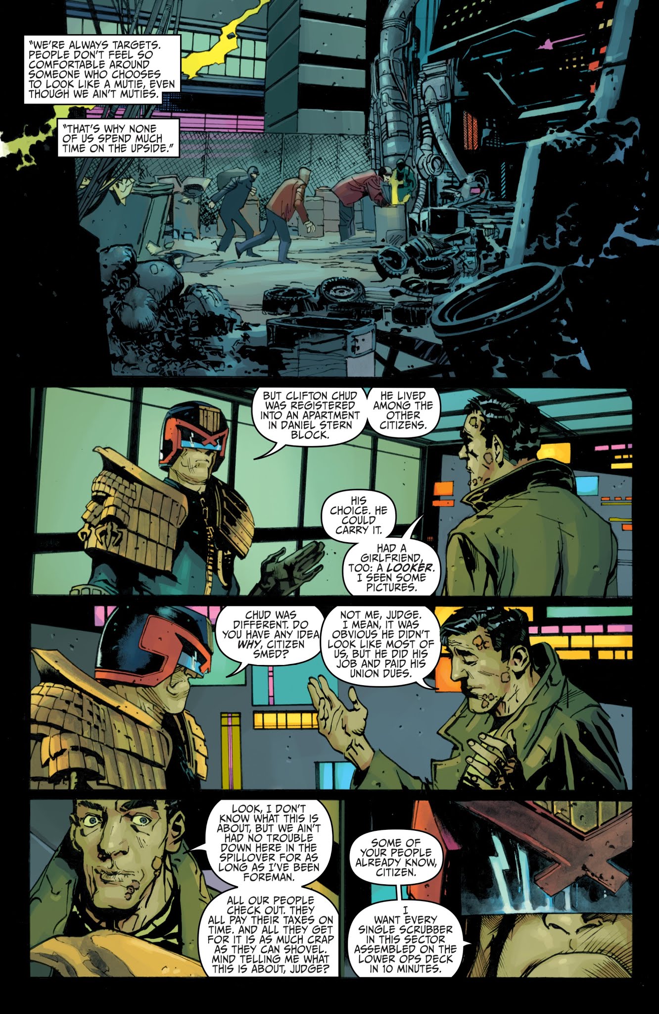 Read online Judge Dredd: Toxic comic -  Issue #1 - 10