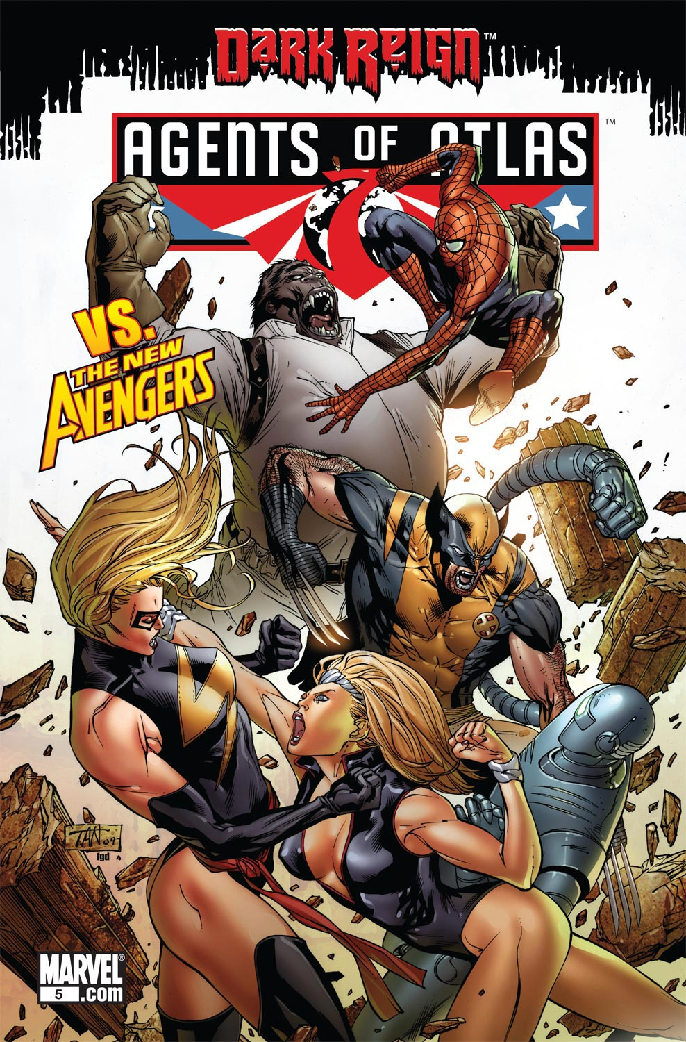 Read online Agents Of Atlas (2009) comic -  Issue #5 - 1