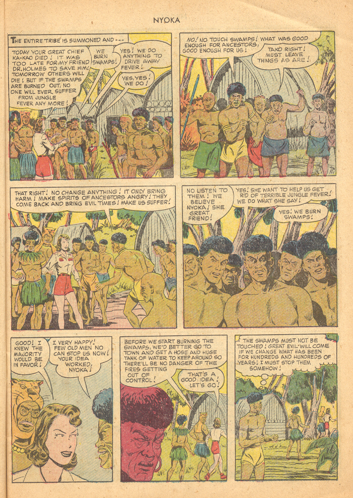 Read online Nyoka the Jungle Girl (1945) comic -  Issue #56 - 7