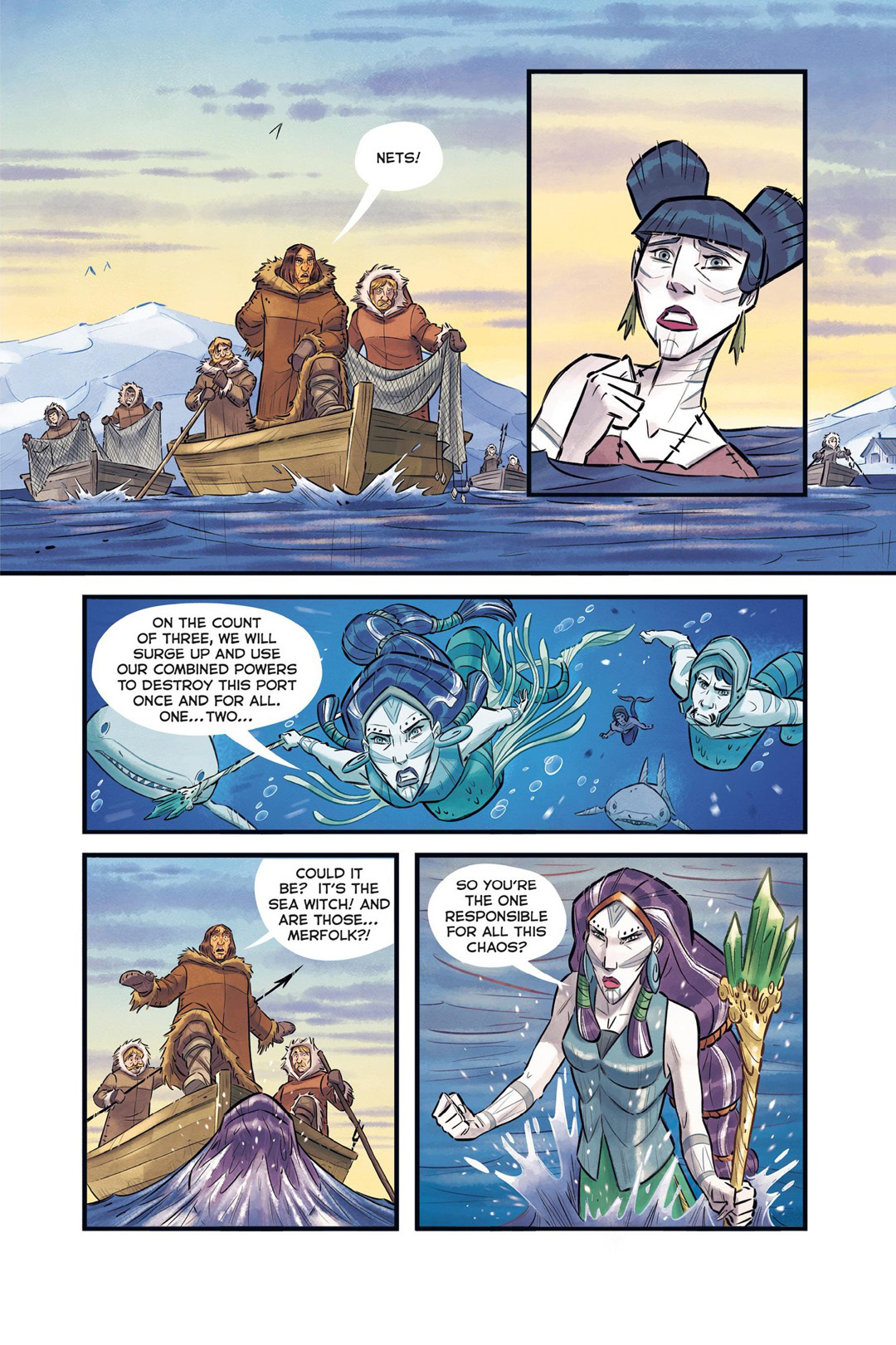 Read online Ariel and the Curse of the Sea Witches comic -  Issue # TPB - 87
