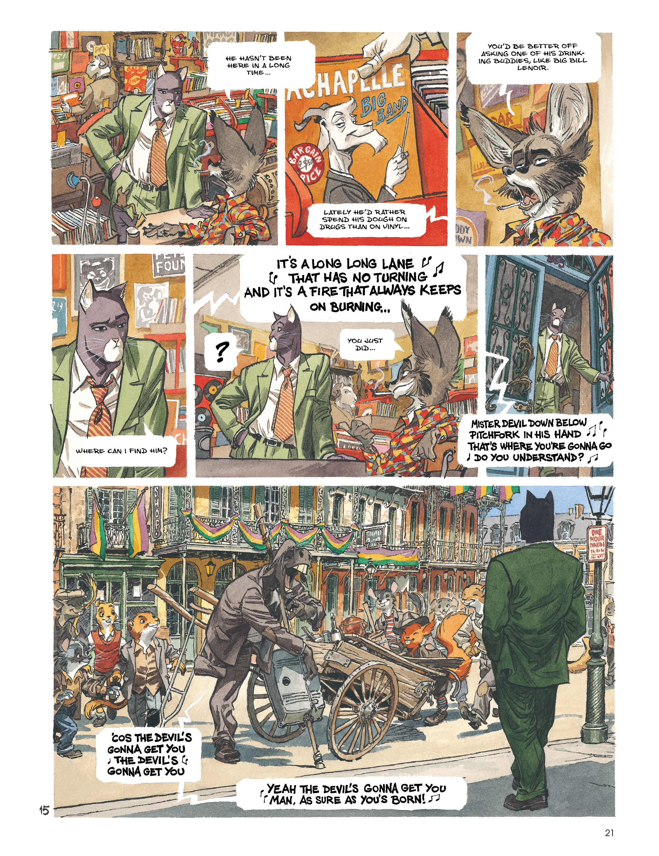 Read online Blacksad: A Silent Hell comic -  Issue # TPB - 22