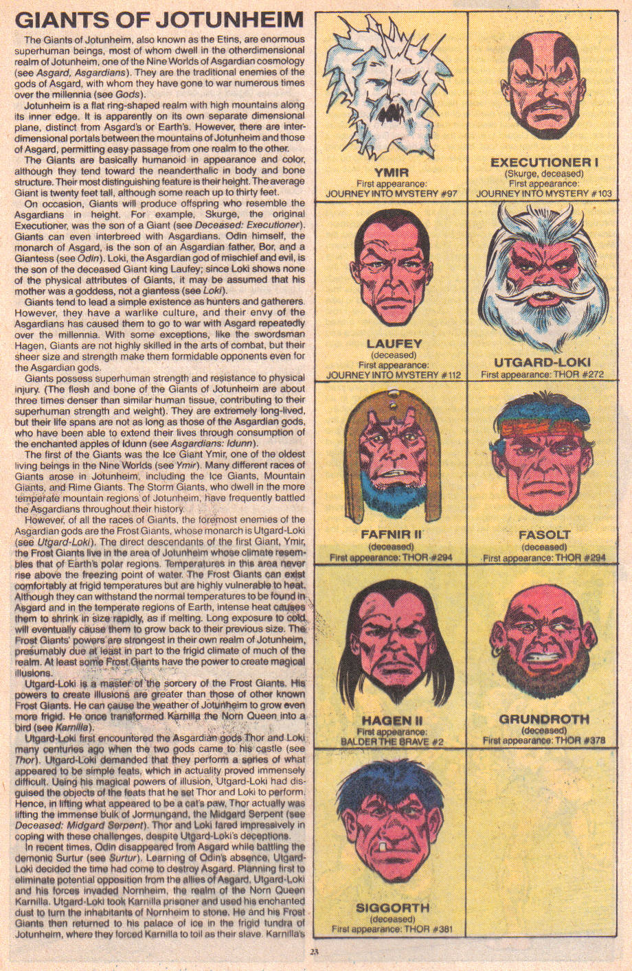 Read online The Official Handbook of the Marvel Universe: Update '89 comic -  Issue #3 - 25