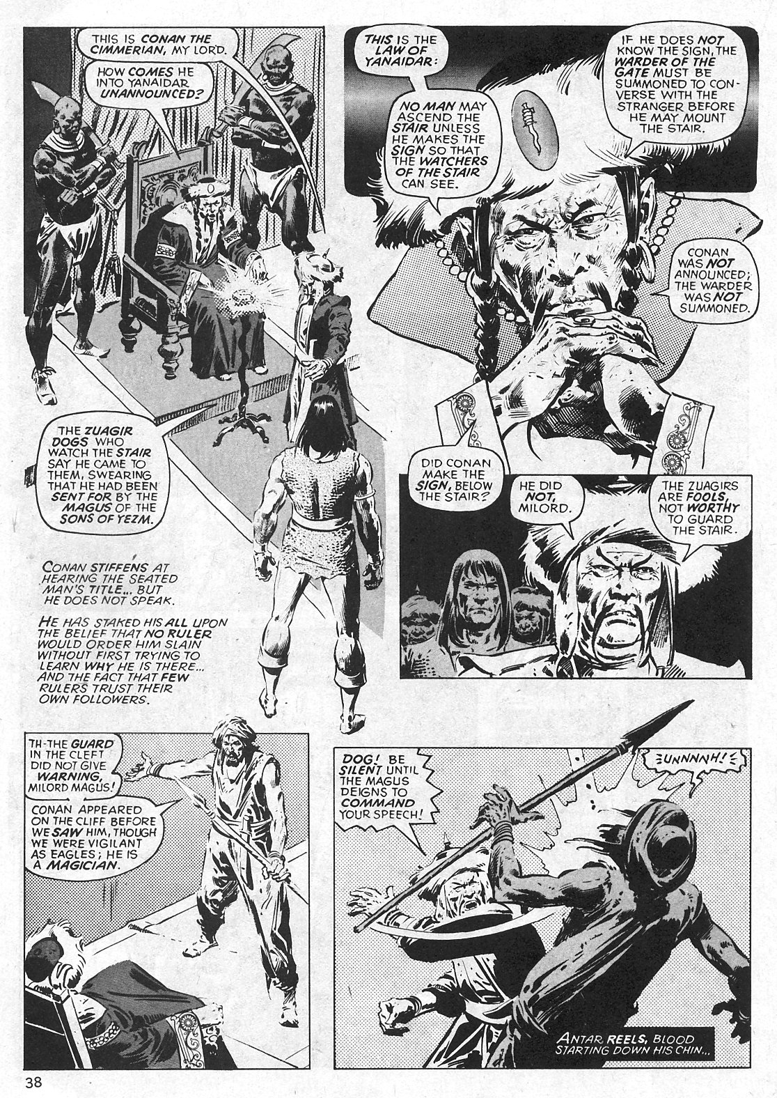 Read online The Savage Sword Of Conan comic -  Issue #31 - 38