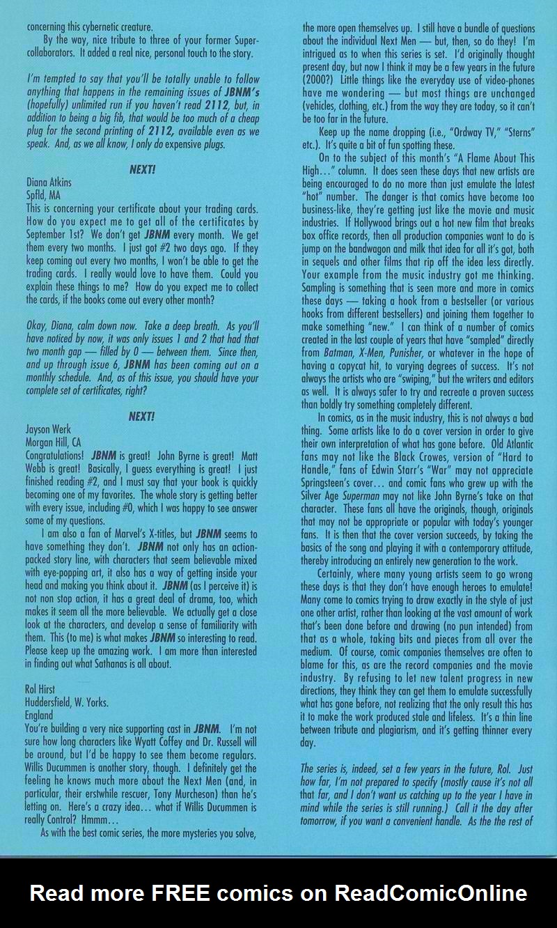 Read online John Byrne's Next Men (1992) comic -  Issue #6 - 28