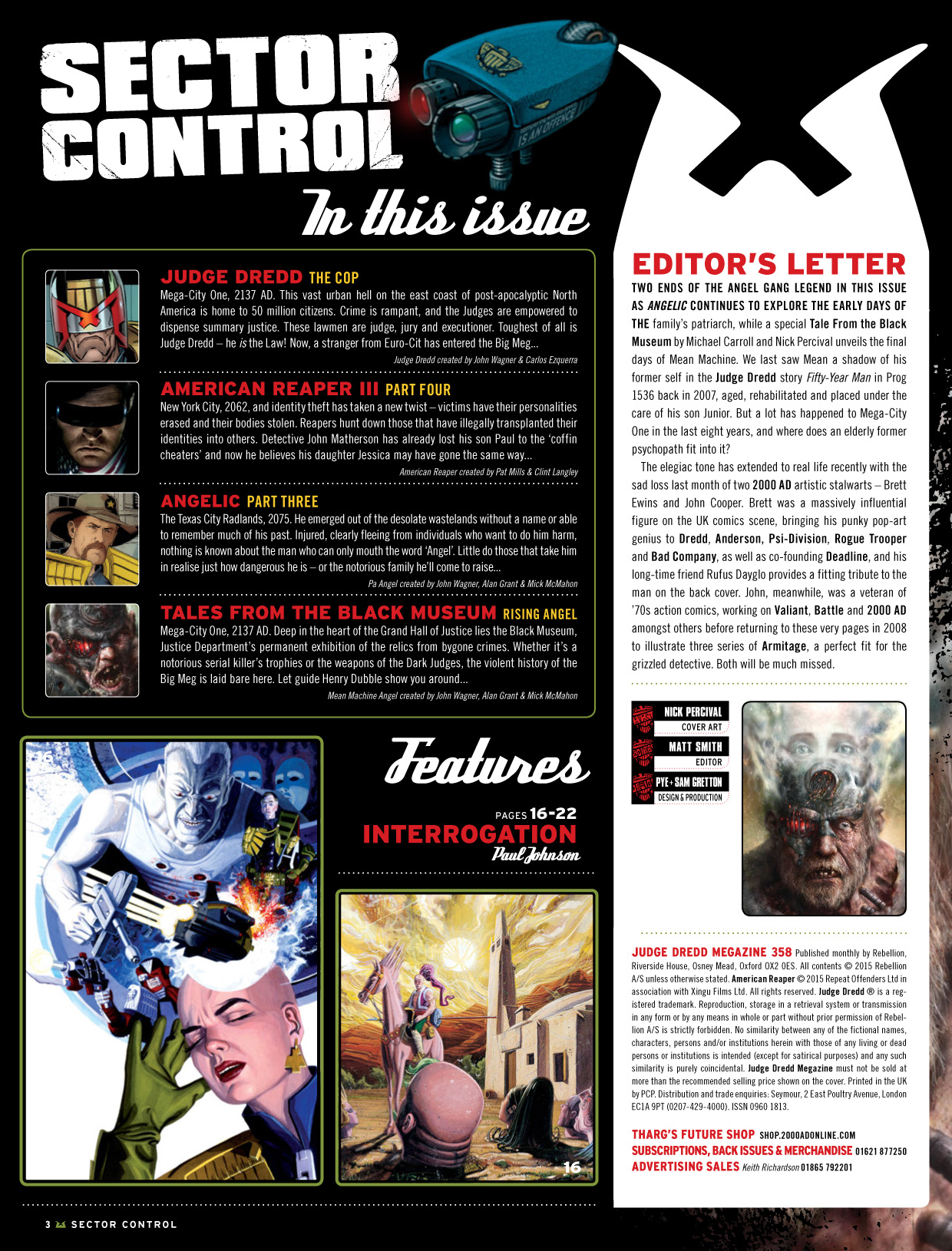 Read online Judge Dredd Megazine (Vol. 5) comic -  Issue #358 - 2