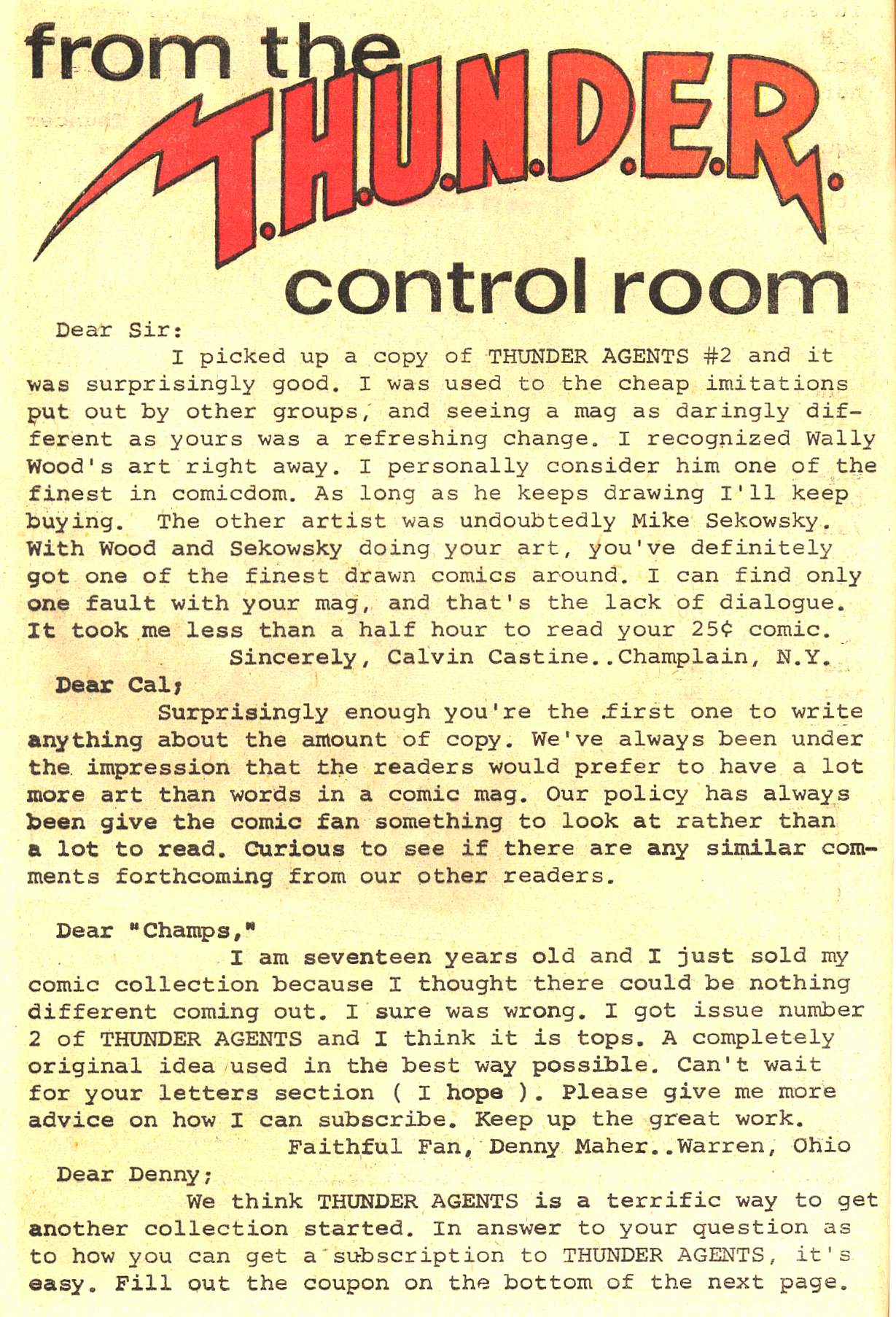 Read online T.H.U.N.D.E.R. Agents (1965) comic -  Issue #4 - 28