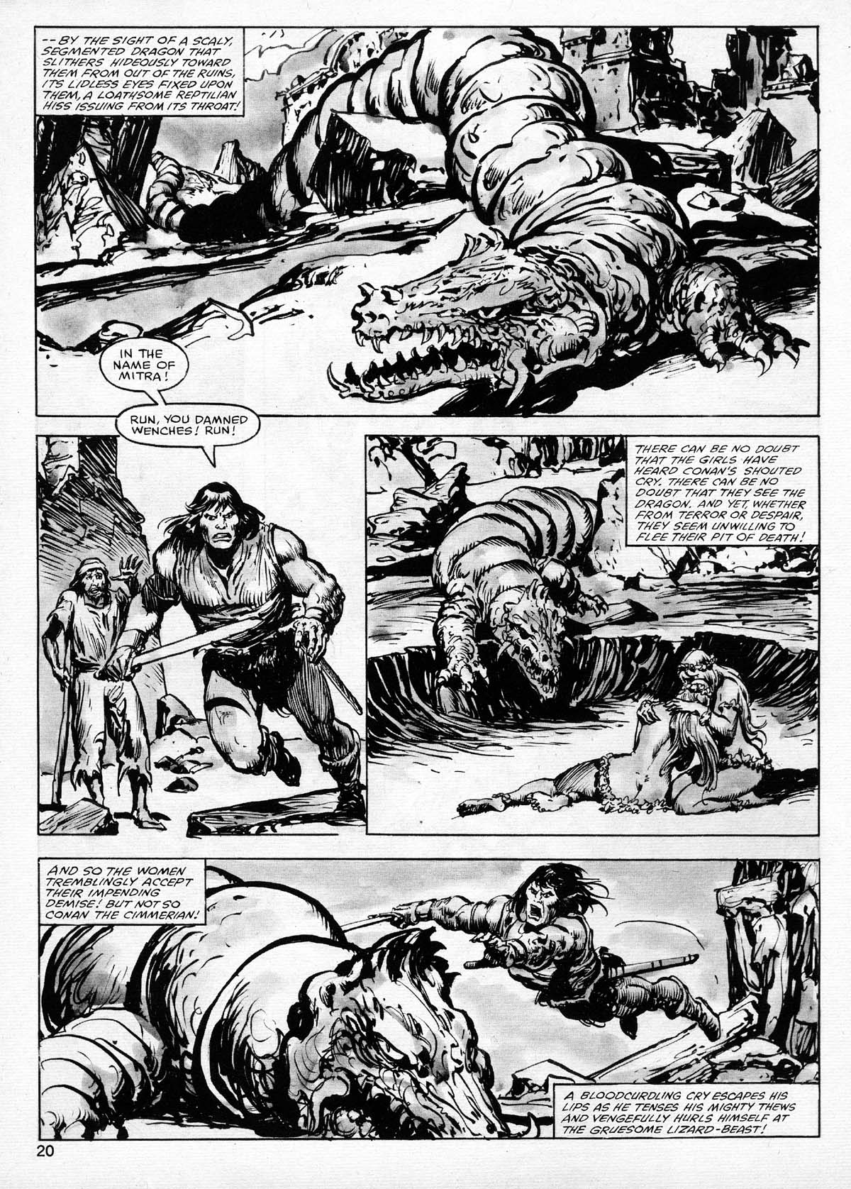Read online The Savage Sword Of Conan comic -  Issue #77 - 20