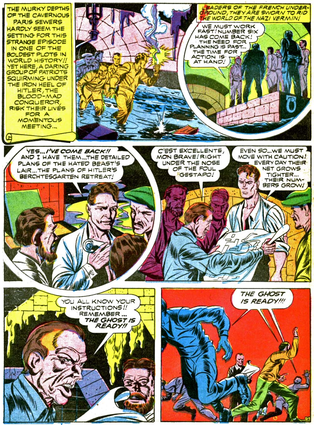 Read online Boy Commandos comic -  Issue #1 - 56