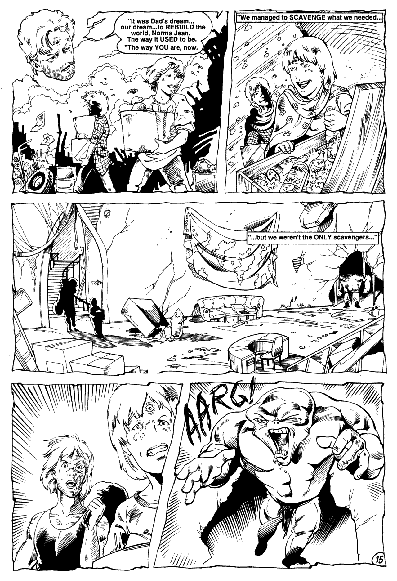 Read online Ex-Mutants (1986) comic -  Issue #8 - 17