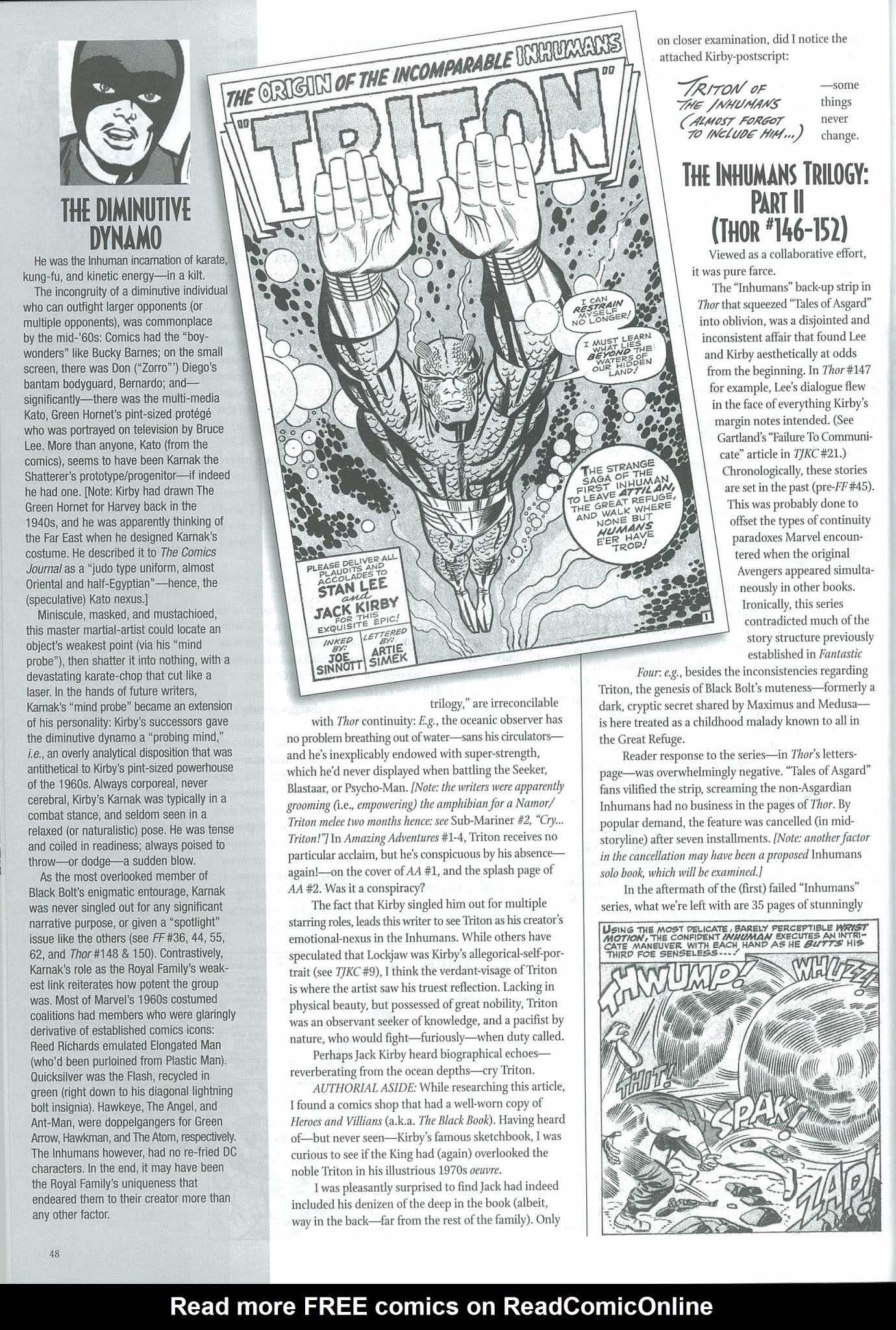Read online The Jack Kirby Collector comic -  Issue #39 - 50
