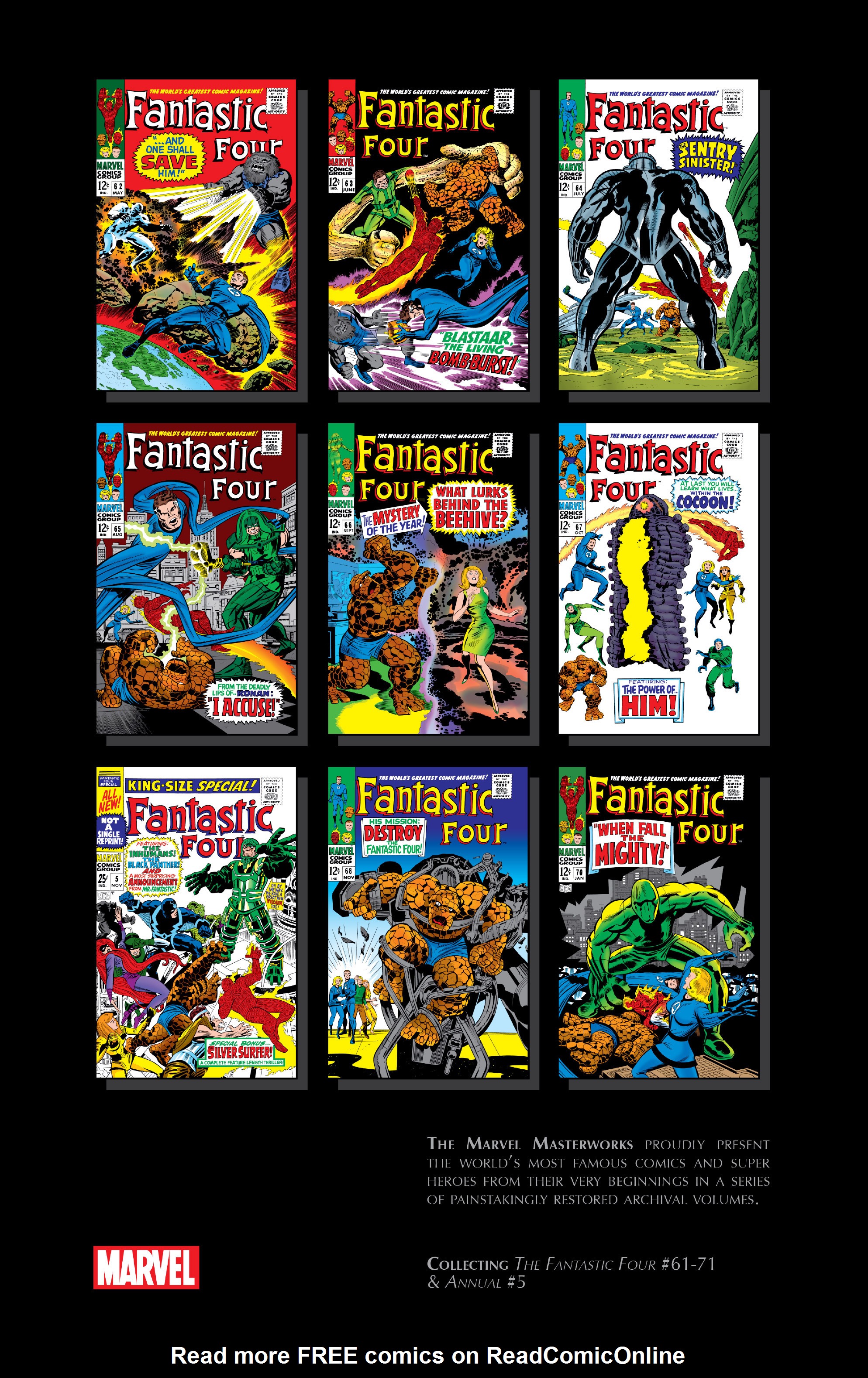Read online Marvel Masterworks: The Fantastic Four comic -  Issue # TPB 7 (Part 3) - 100