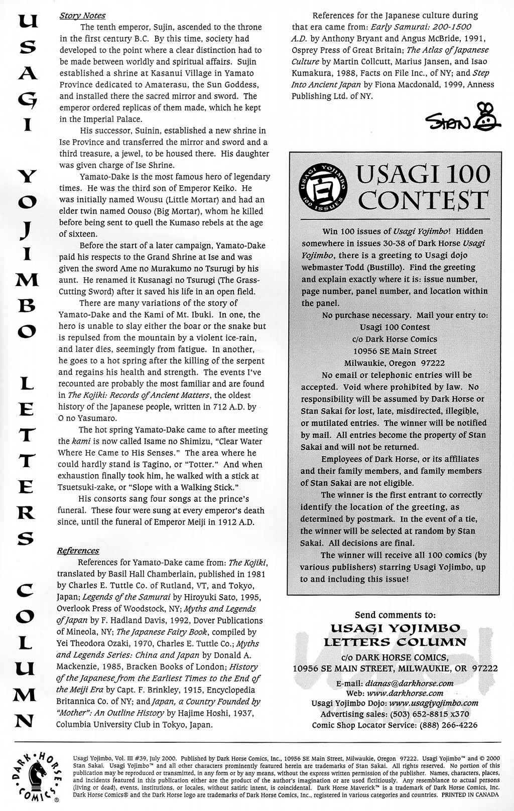 Read online Usagi Yojimbo (1996) comic -  Issue #39 - 27