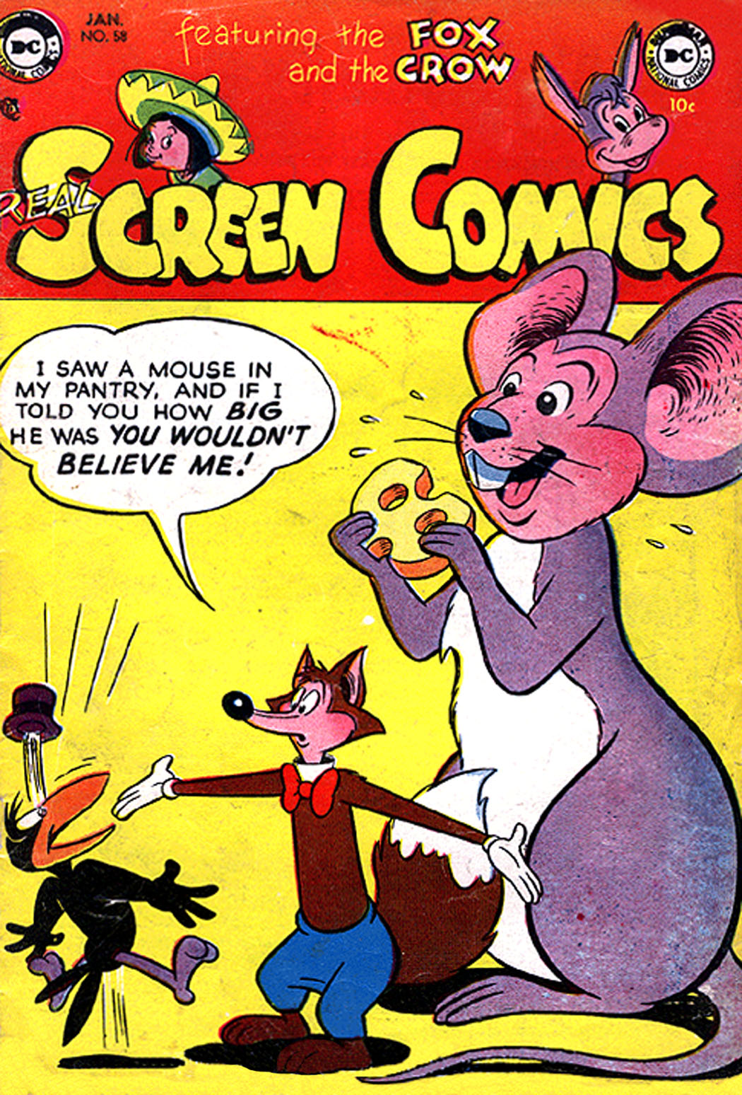 Read online Real Screen Comics comic -  Issue #58 - 1