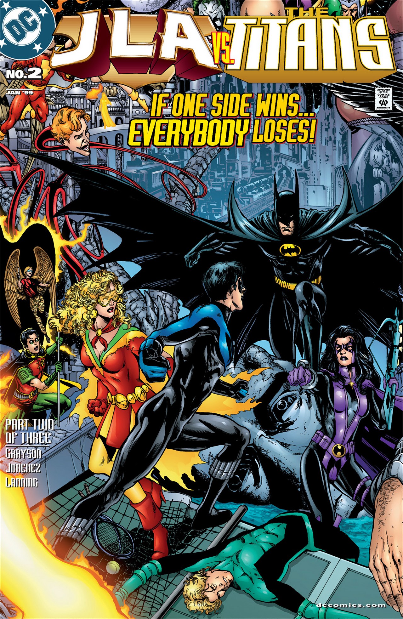 Read online JLA/Titans comic -  Issue #2 - 1