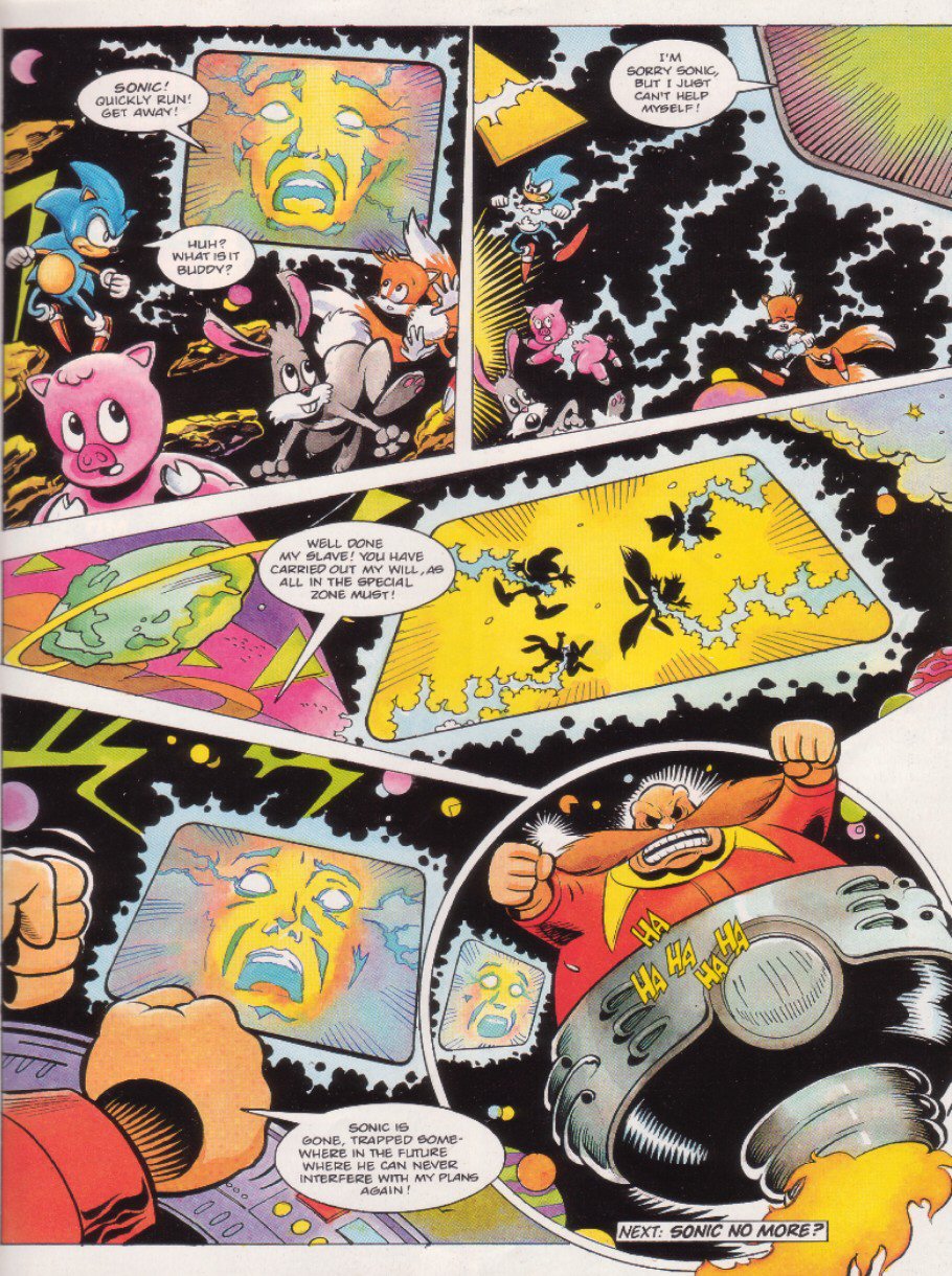 Read online Sonic the Comic comic -  Issue #8 - 9