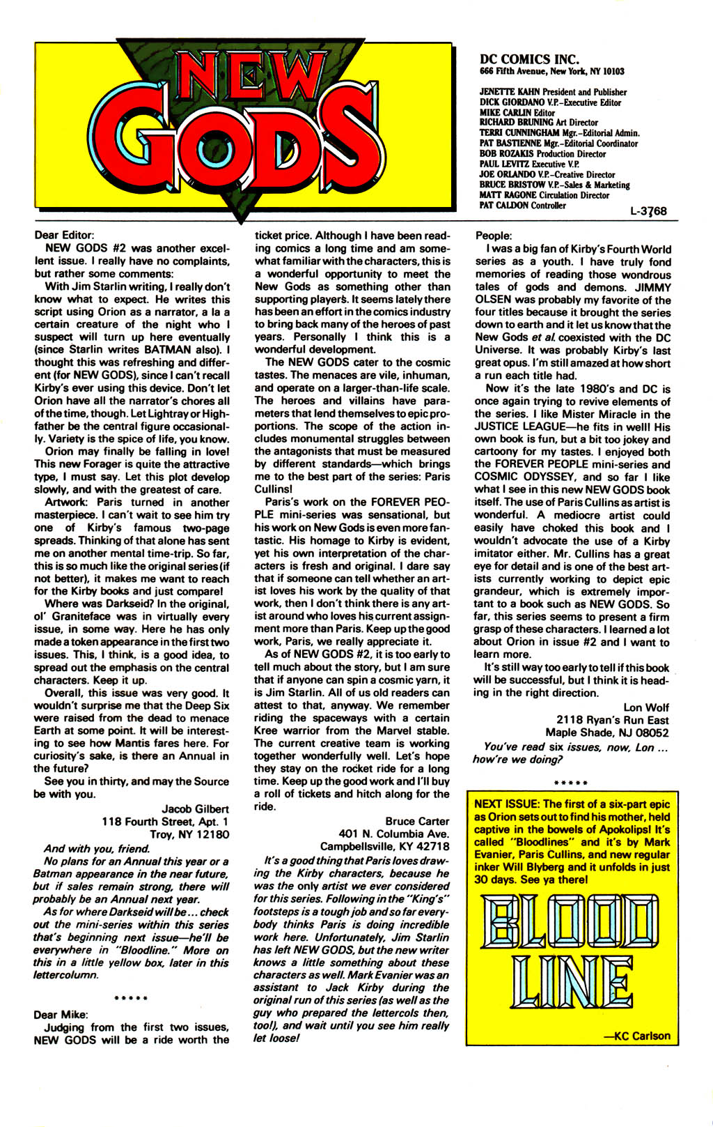 Read online The New Gods (1989) comic -  Issue #6 - 26
