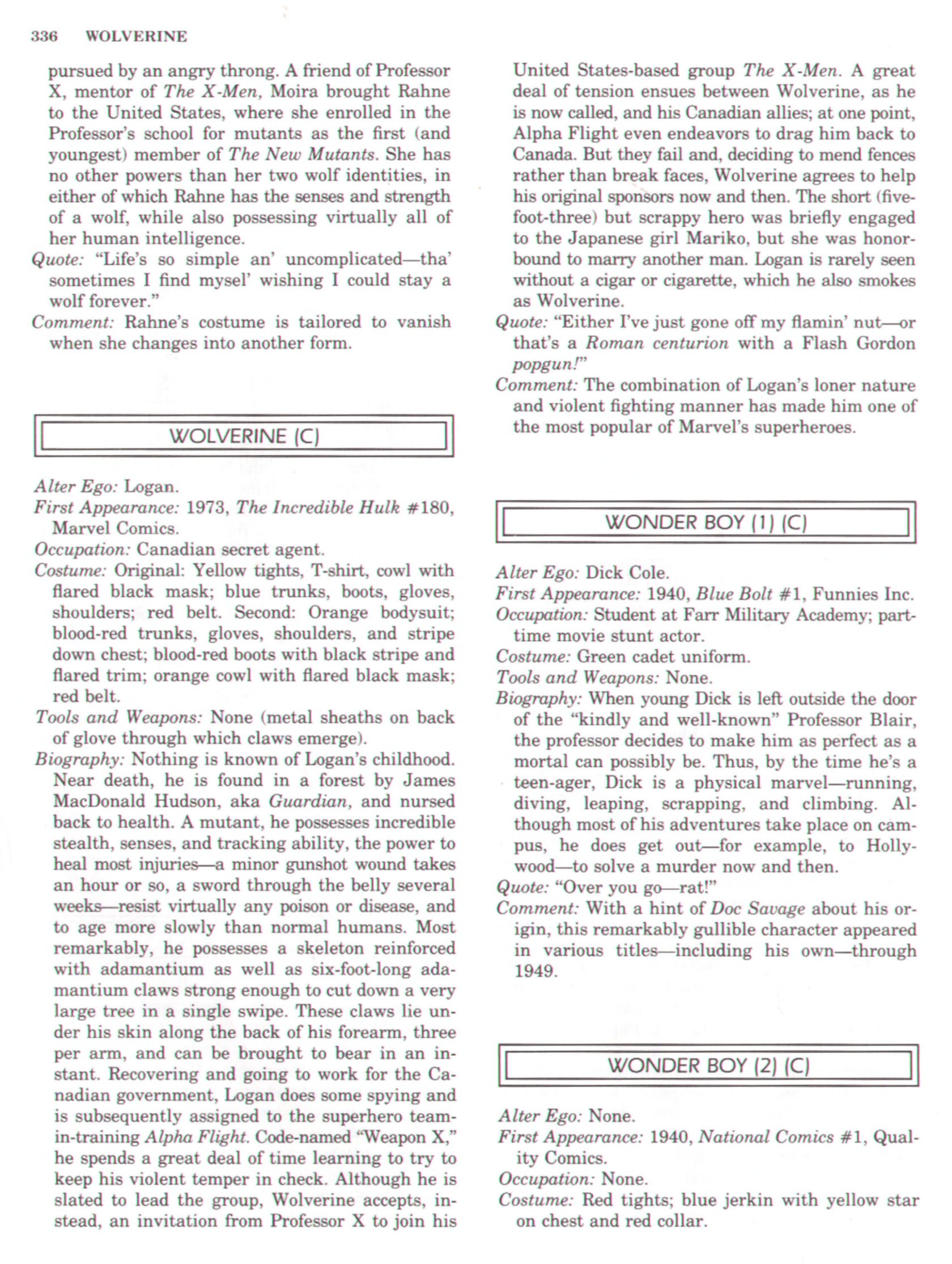 Read online The Encyclopedia of Superheroes comic -  Issue # TPB (Part 4) - 71