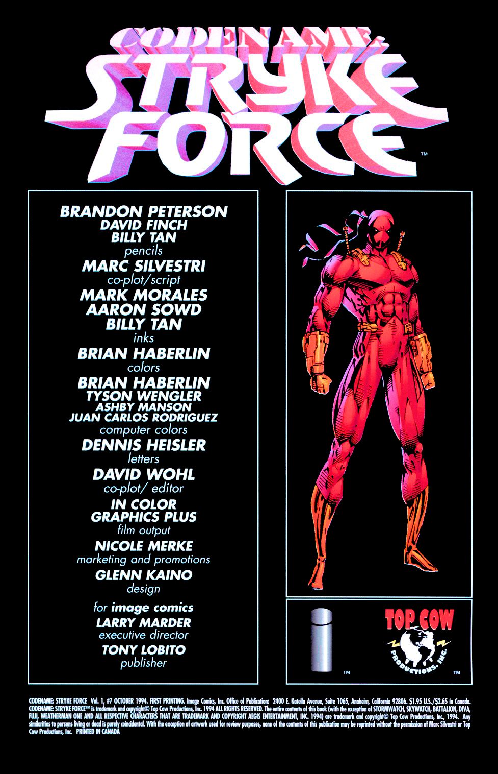 Read online Codename: Strykeforce comic -  Issue #7 - 2