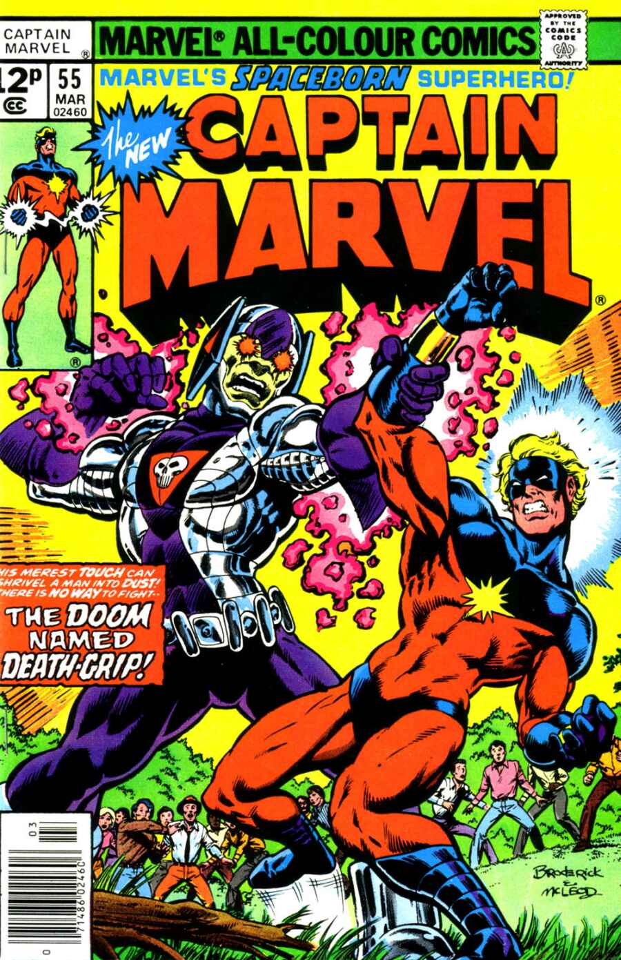 Read online Captain Marvel (1968) comic -  Issue #55 - 1