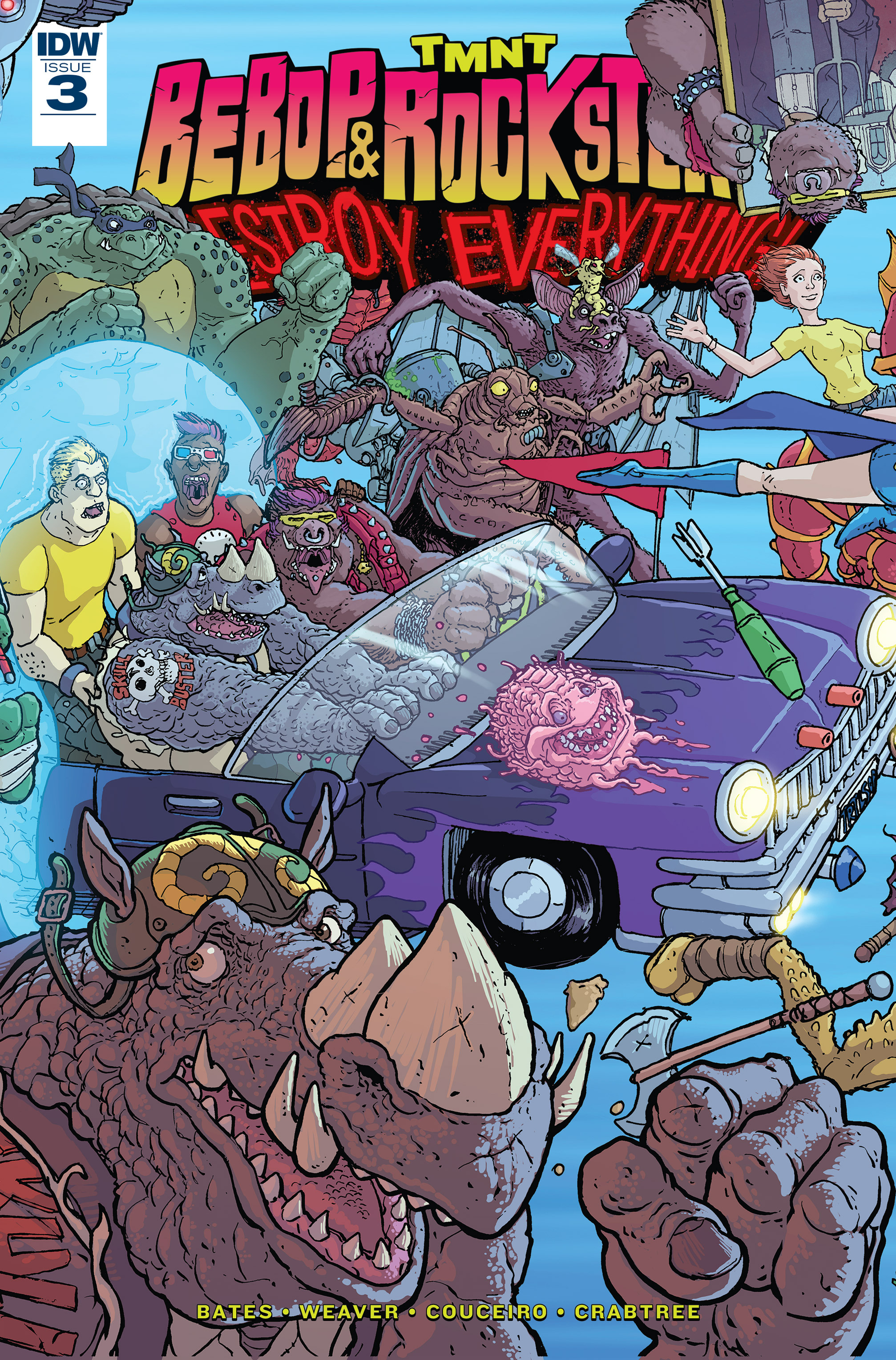Read online Teenage Mutant Ninja Turtles Bebop & Rocksteady Destroy Everything comic -  Issue #3 - 1