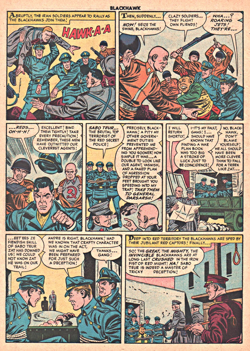Read online Blackhawk (1957) comic -  Issue #82 - 8