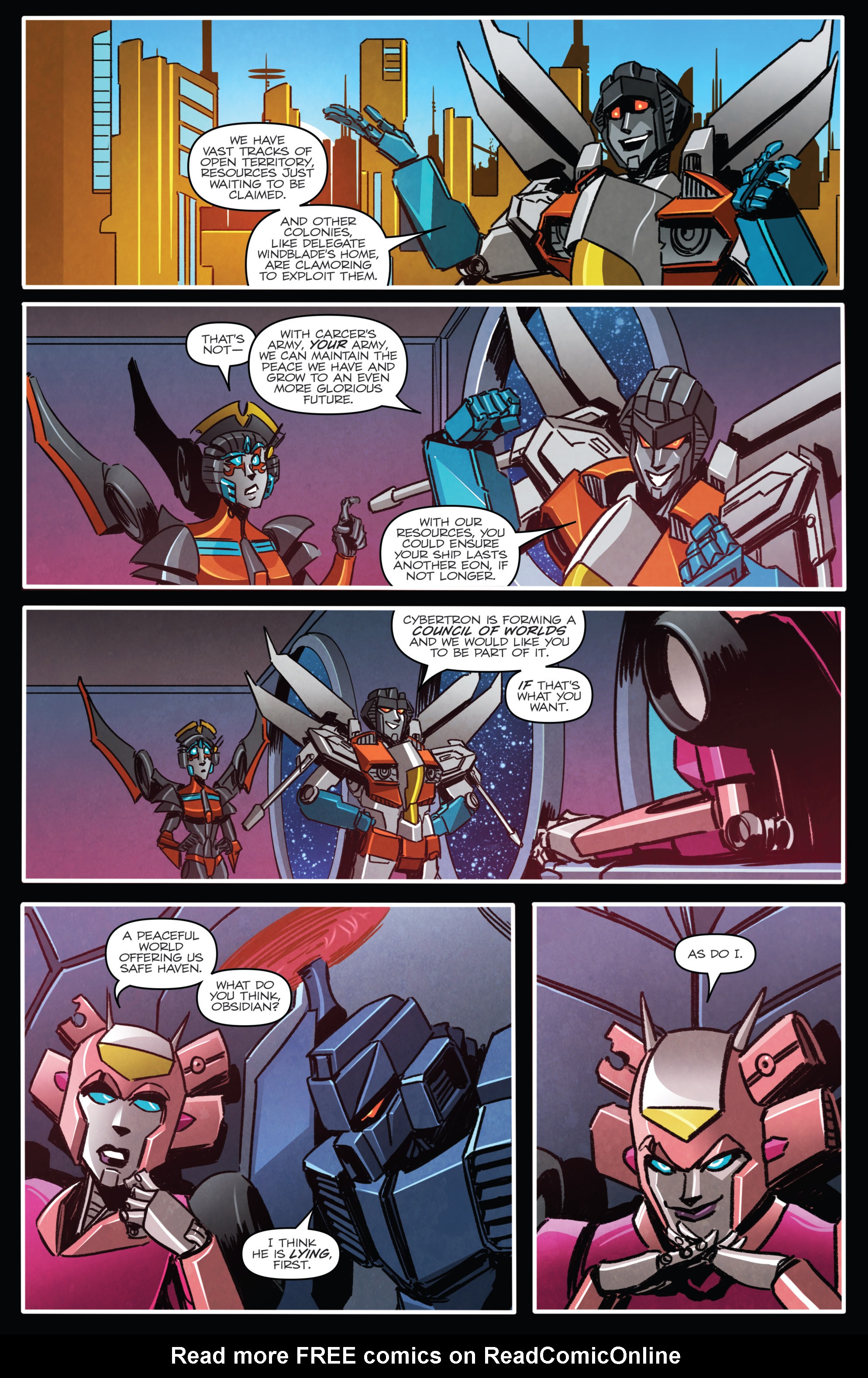 Read online Transformers: Distant Stars comic -  Issue # Full - 85