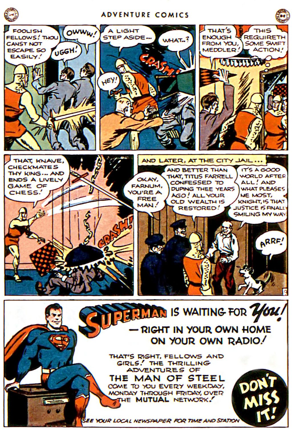 Read online Adventure Comics (1938) comic -  Issue #99 - 22