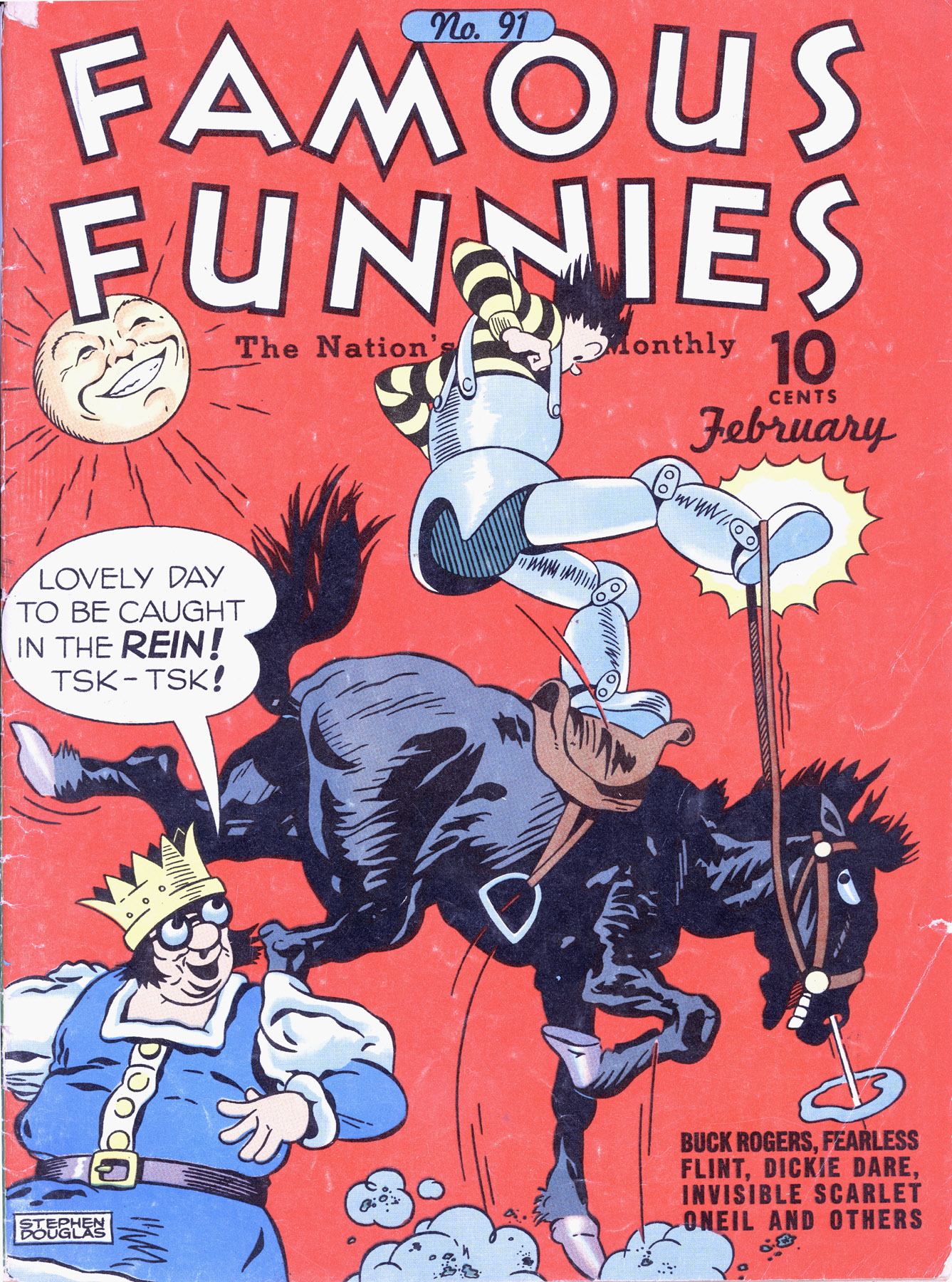 Read online Famous Funnies comic -  Issue #91 - 1