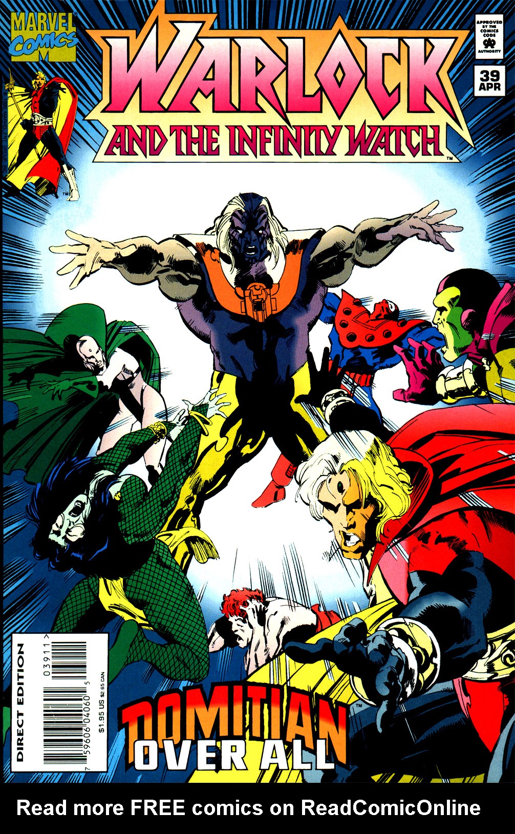 Read online Warlock and the Infinity Watch comic -  Issue #39 - 1