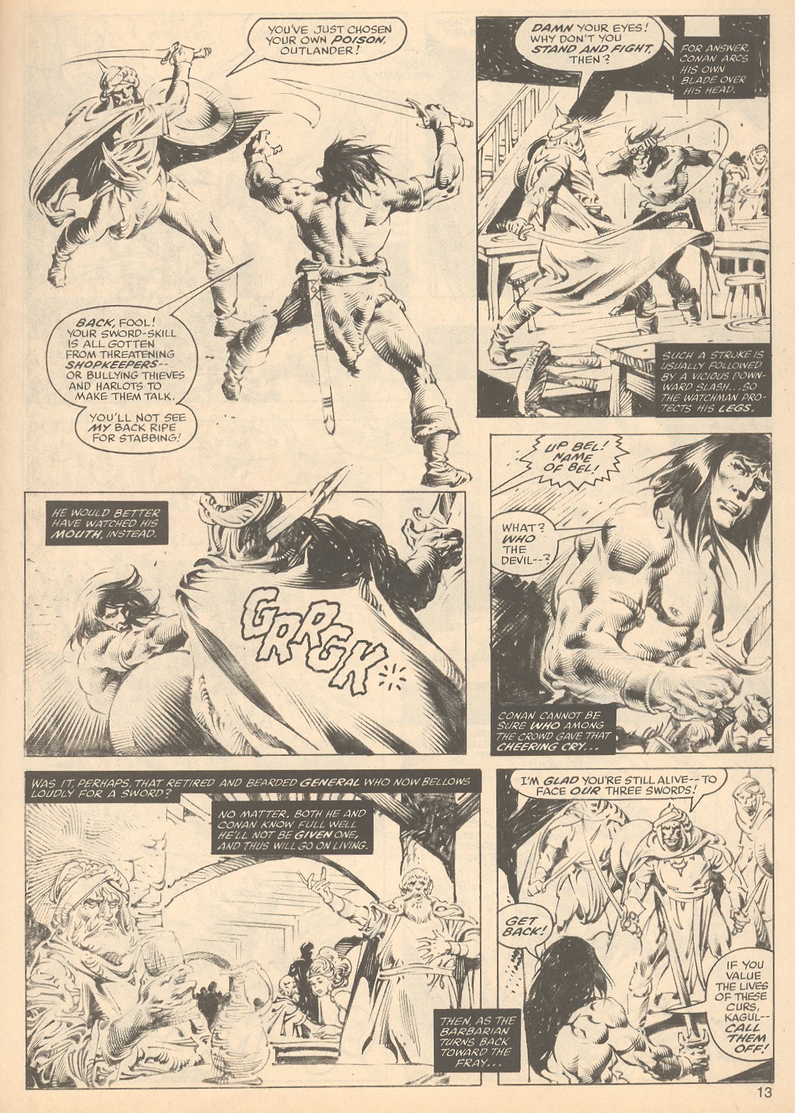Read online The Savage Sword Of Conan comic -  Issue #53 - 13