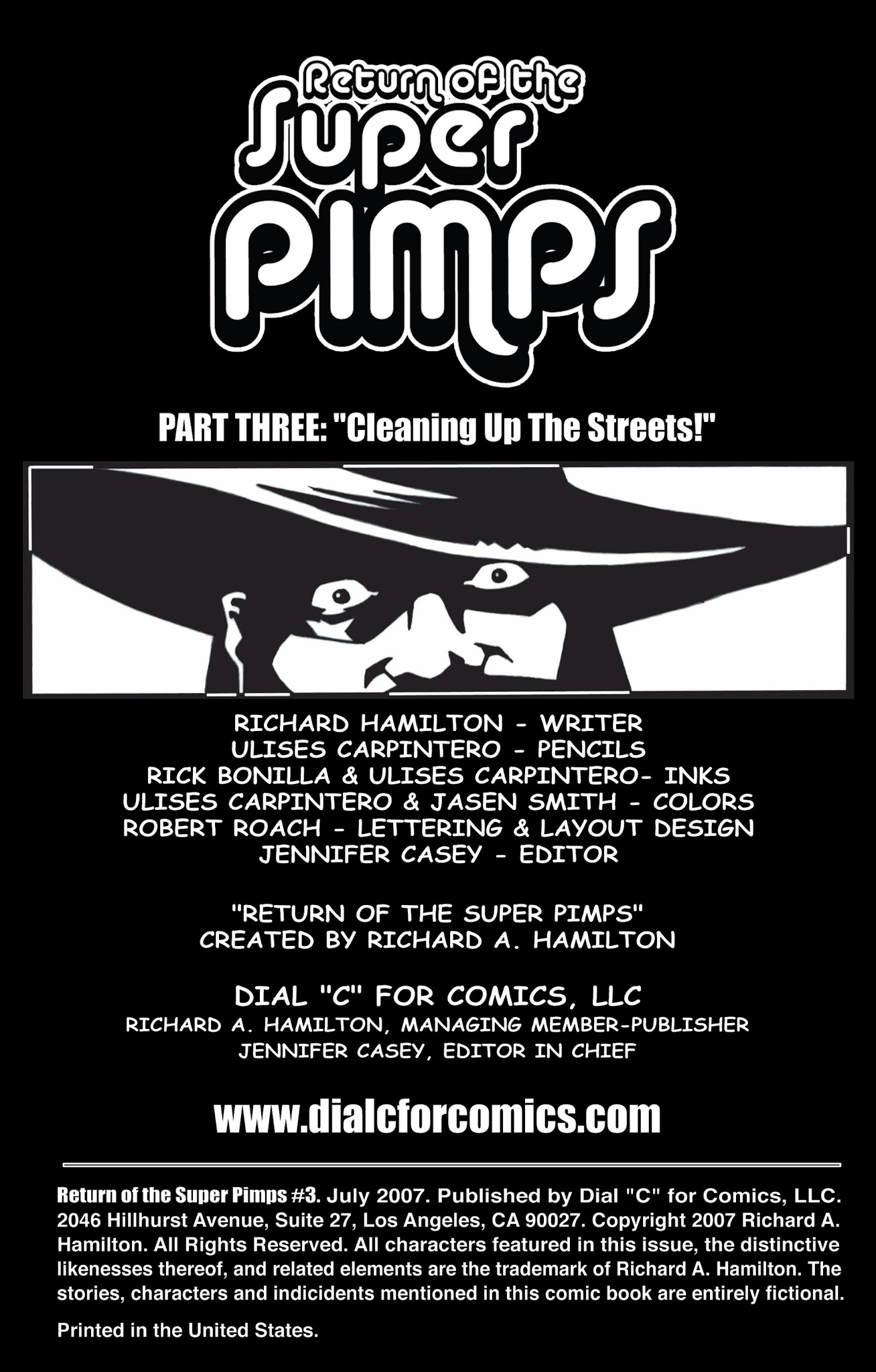 Read online Return of the Super Pimps comic -  Issue #3 - 2