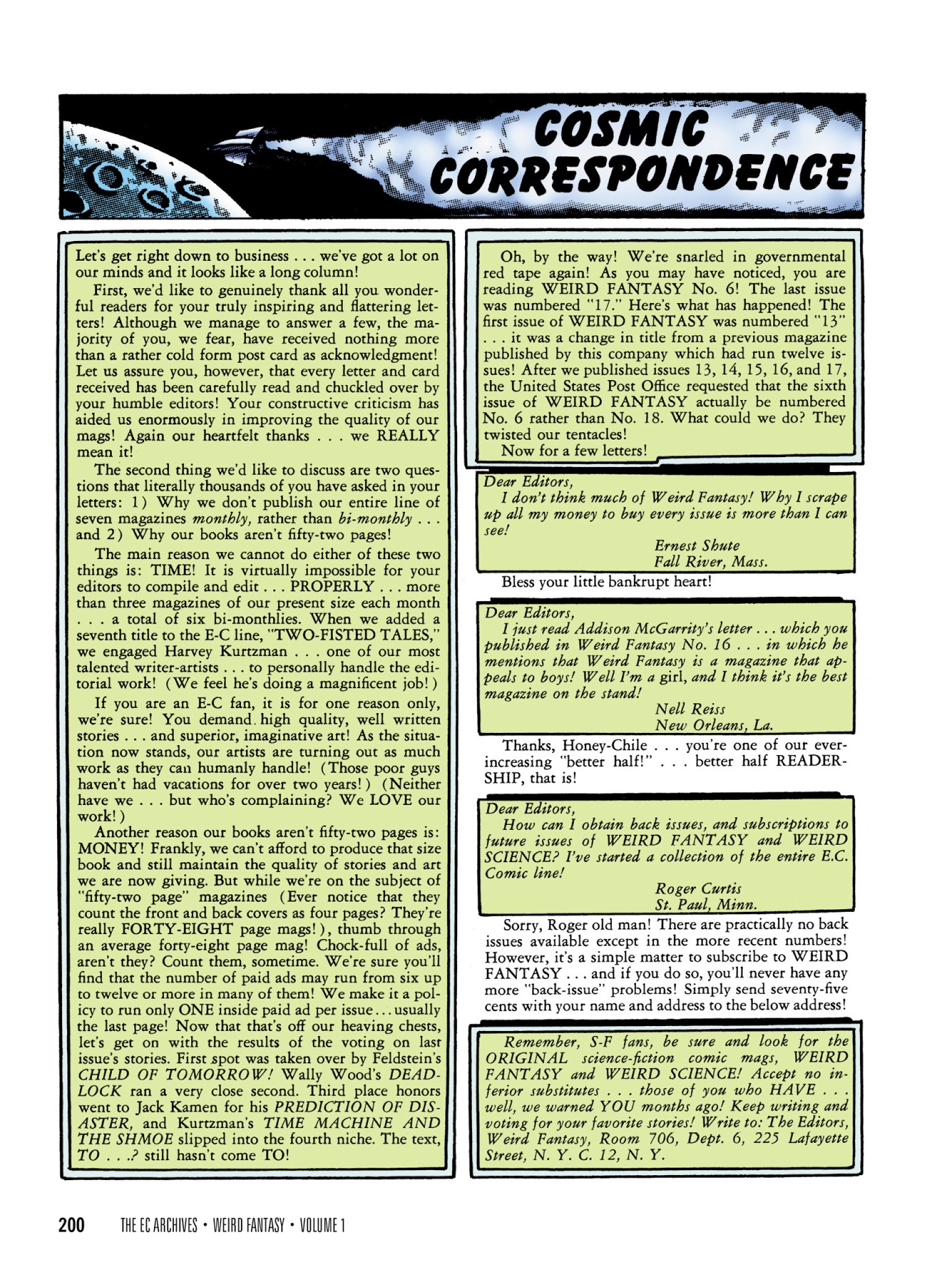 Read online The EC Archives: Weird Fantasy comic -  Issue # TPB 1 - 202