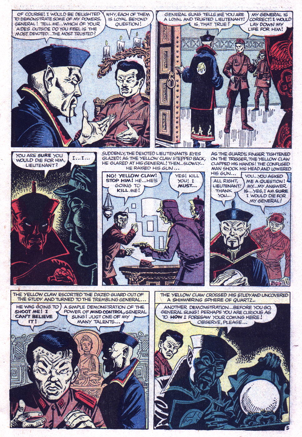 Read online Yellow Claw comic -  Issue #1 - 7