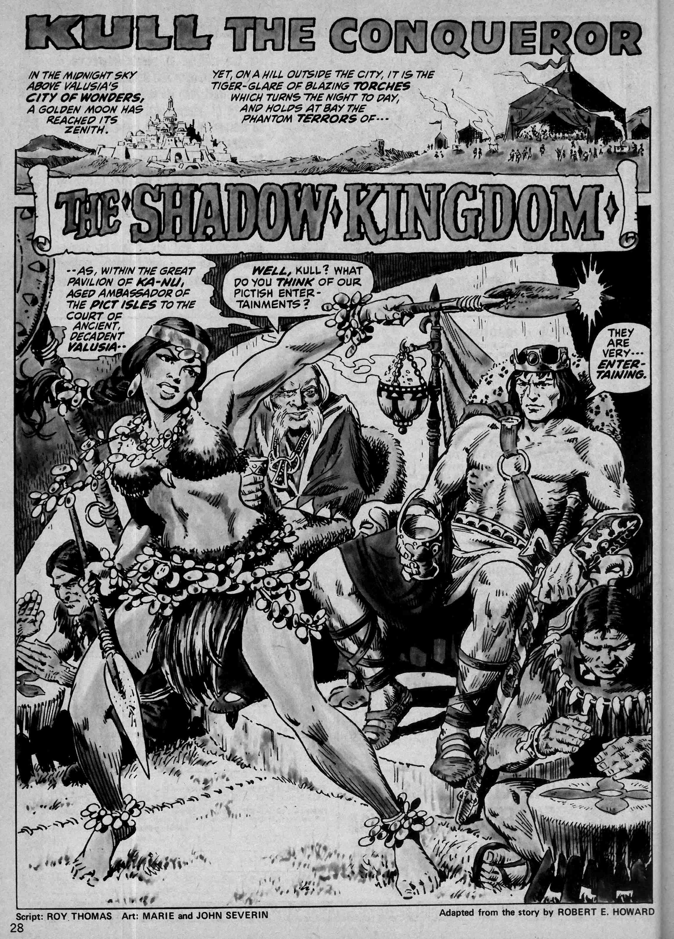 Read online Kull and the Barbarians comic -  Issue #1 - 28