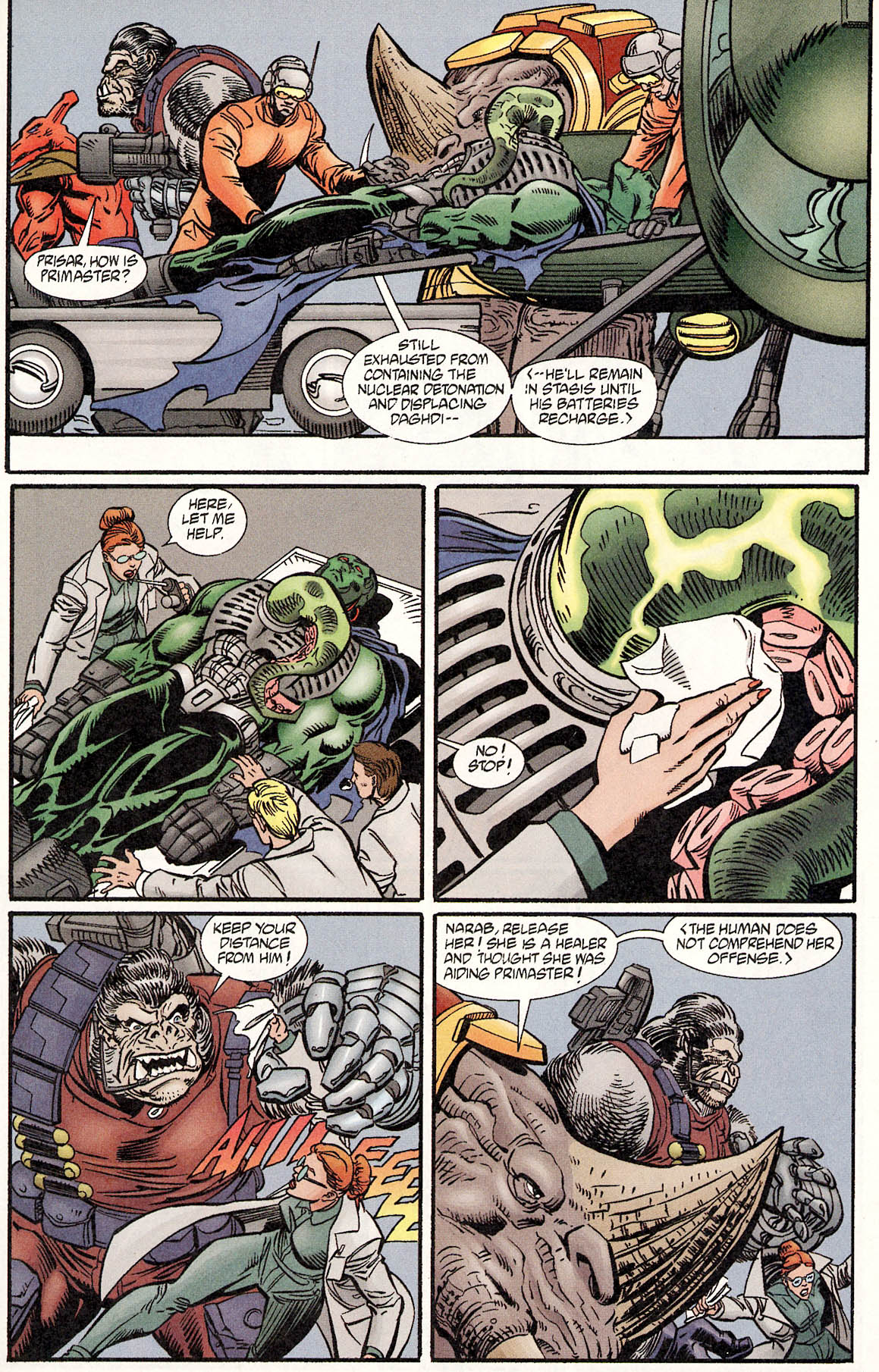 Read online Leonard Nimoy's Primortals (1996) comic -  Issue #1 - 6