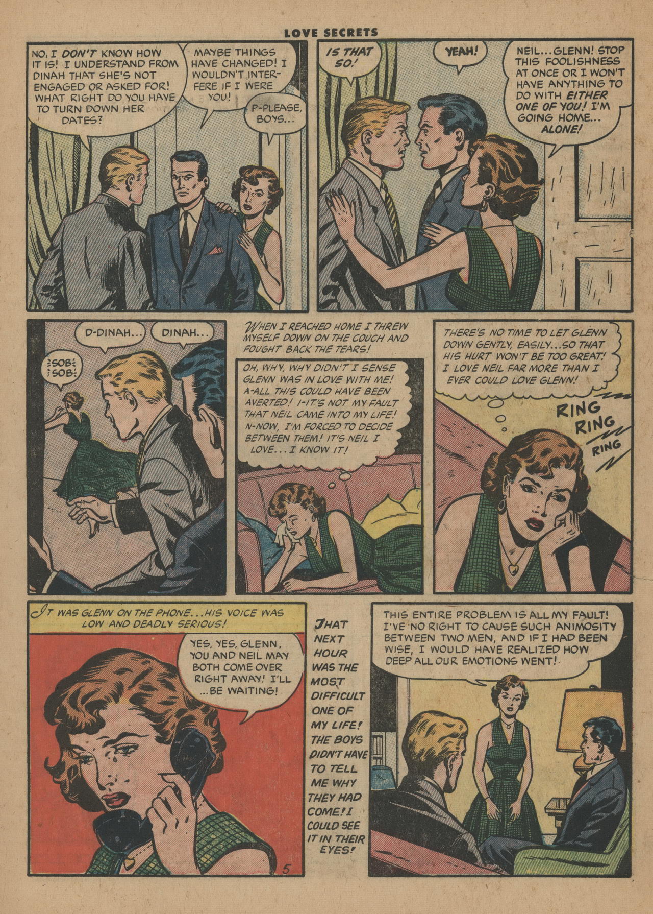 Read online Love Secrets (1953) comic -  Issue #40 - 7