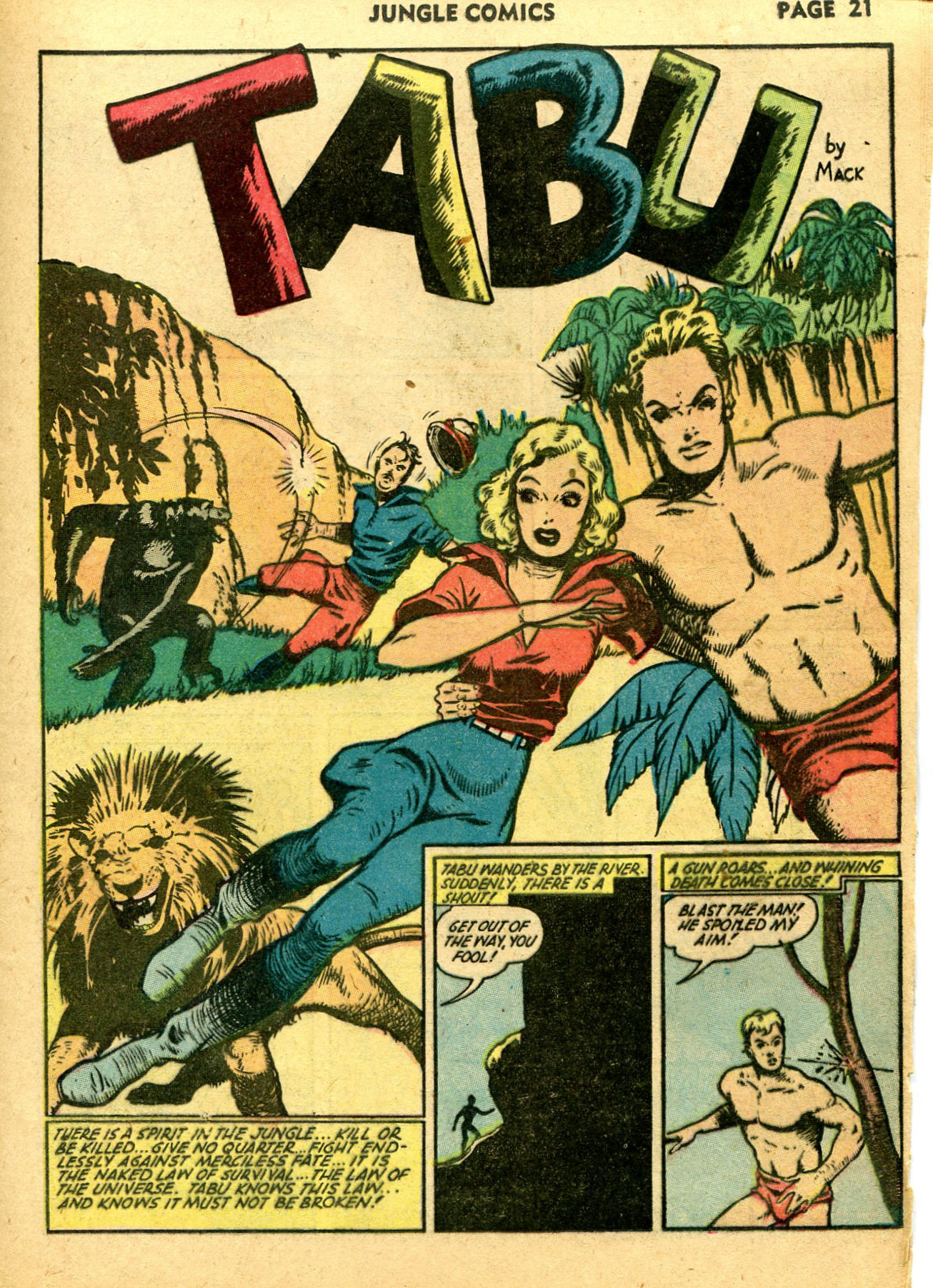 Read online Jungle Comics comic -  Issue #39 - 23