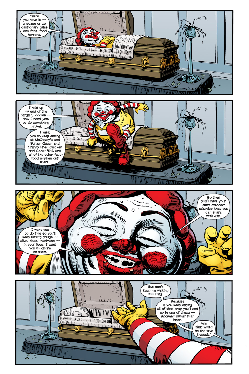 Read online Supersized: Strange Tales from a Fast-Food Culture comic -  Issue # TPB - 87