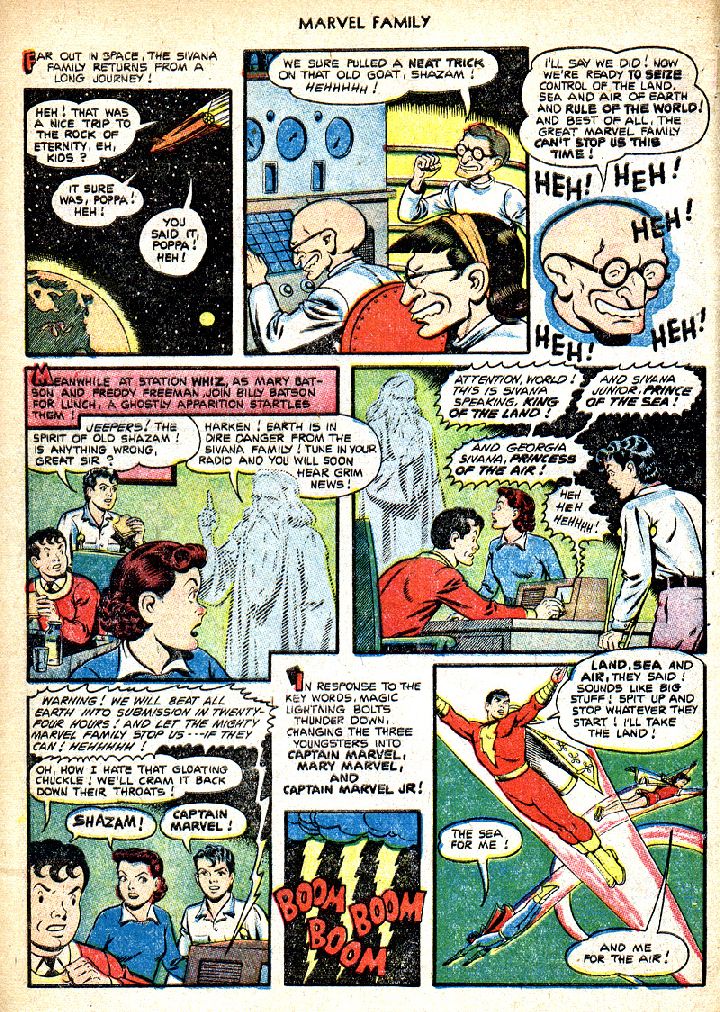 Read online The Marvel Family comic -  Issue #84 - 4