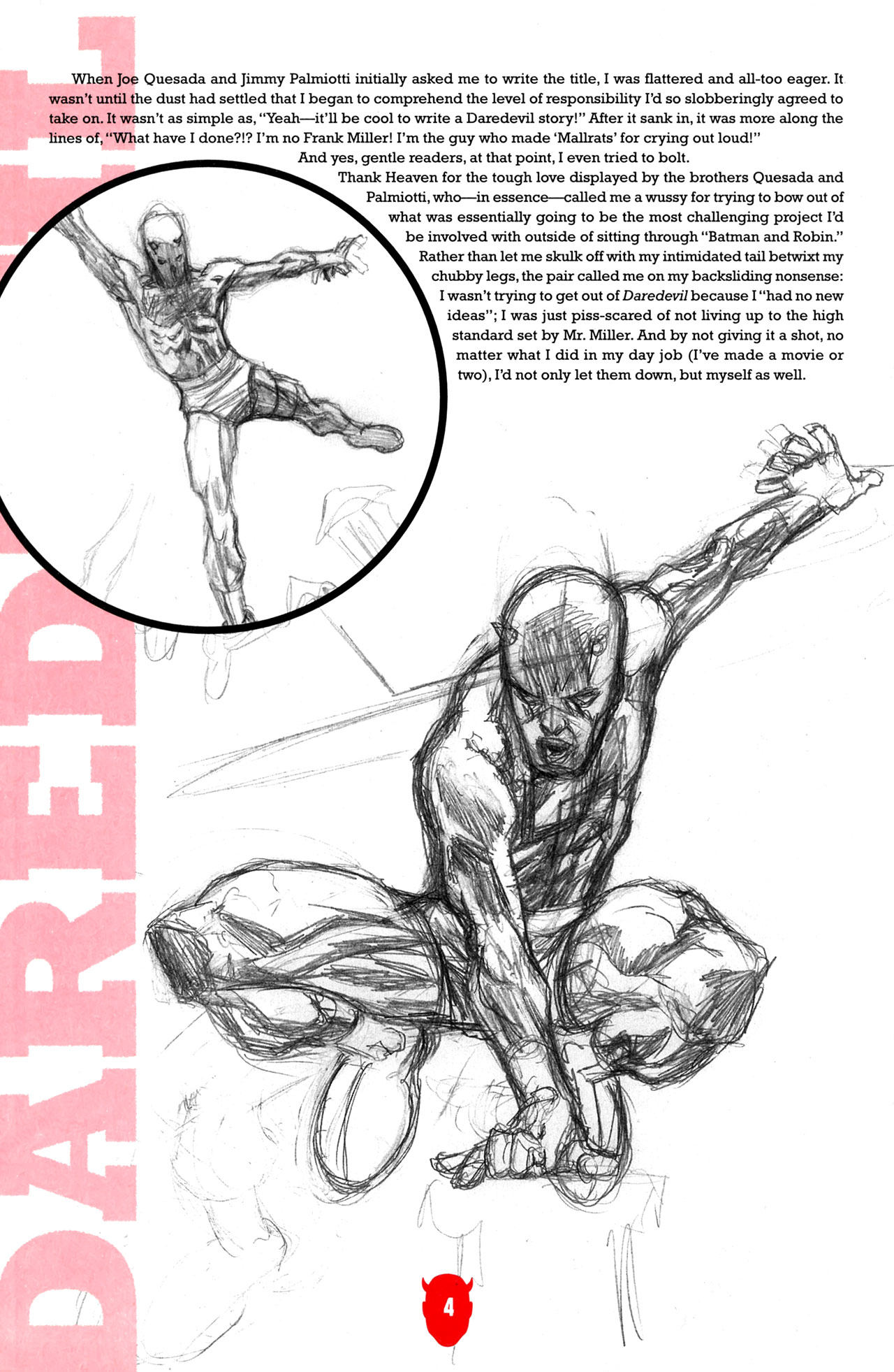 Read online Marvel Knights Sketchbook comic -  Issue # Full - 6